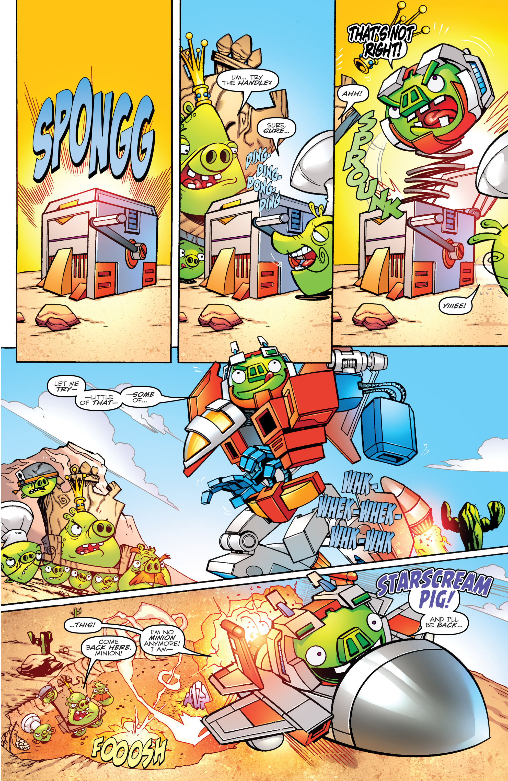 Read online Angry Birds Transformers comic -  Issue #1 - 15