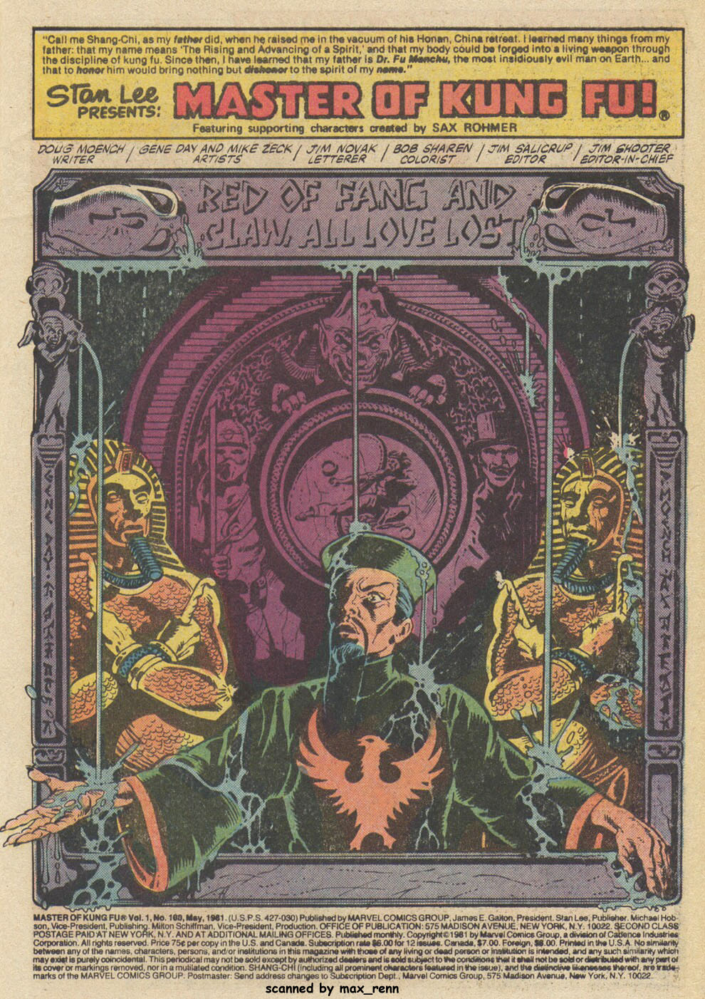 Read online Master of Kung Fu (1974) comic -  Issue #100 - 2