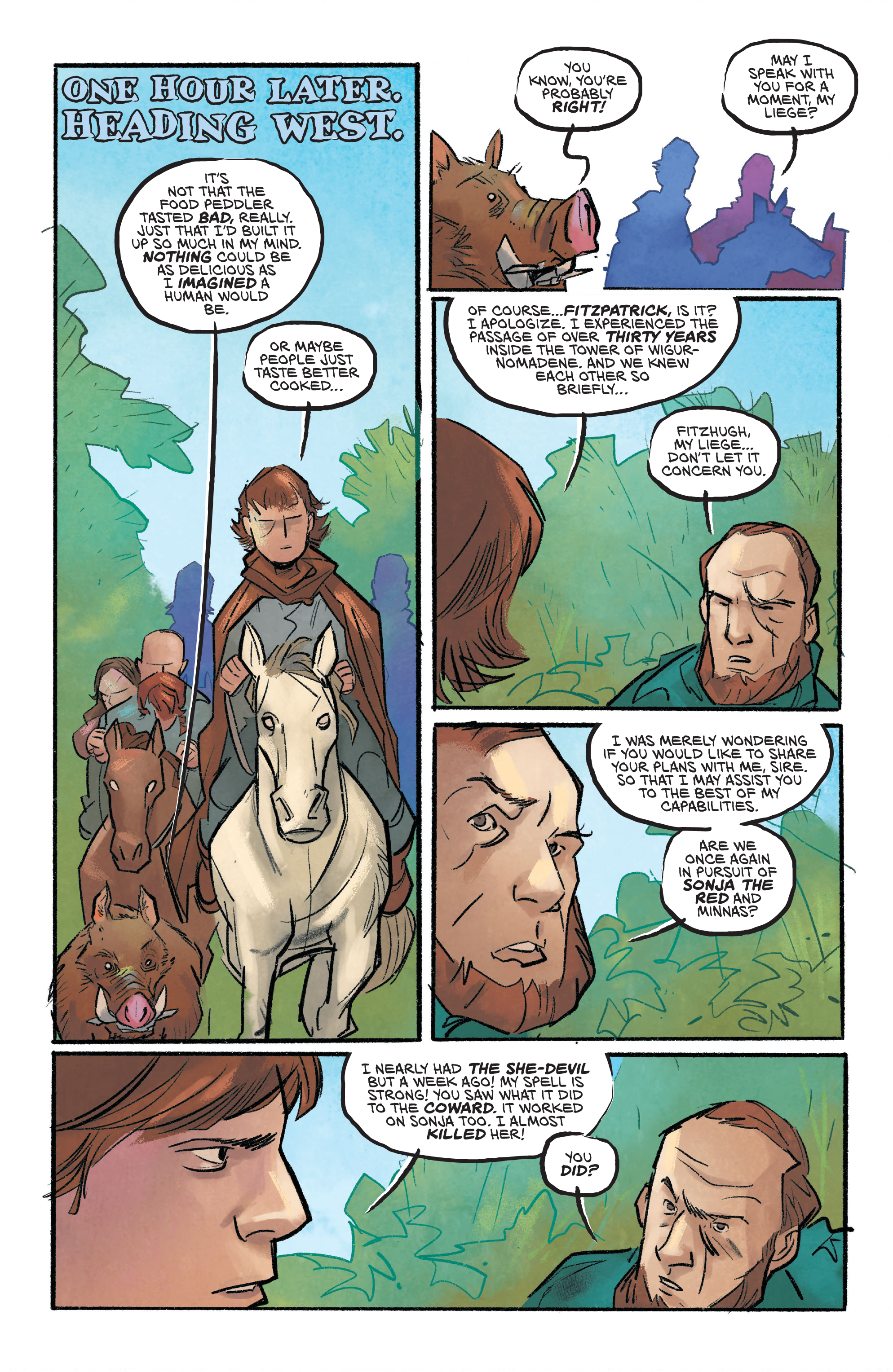 Read online Killing Red Sonja comic -  Issue #5 - 7