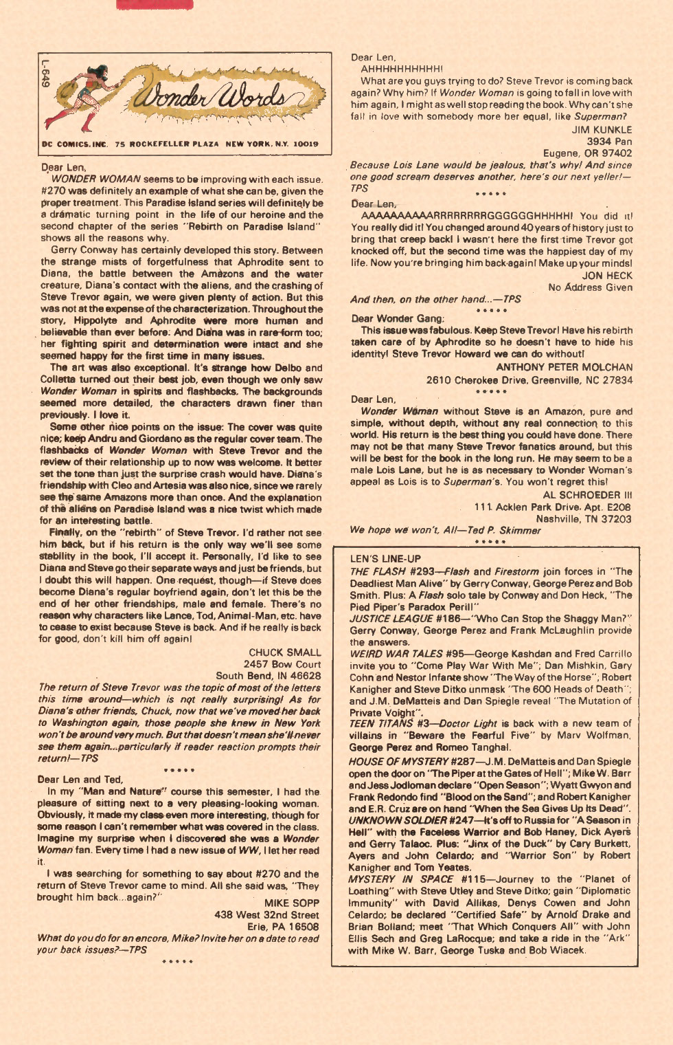 Read online Wonder Woman (1942) comic -  Issue #275 - 28