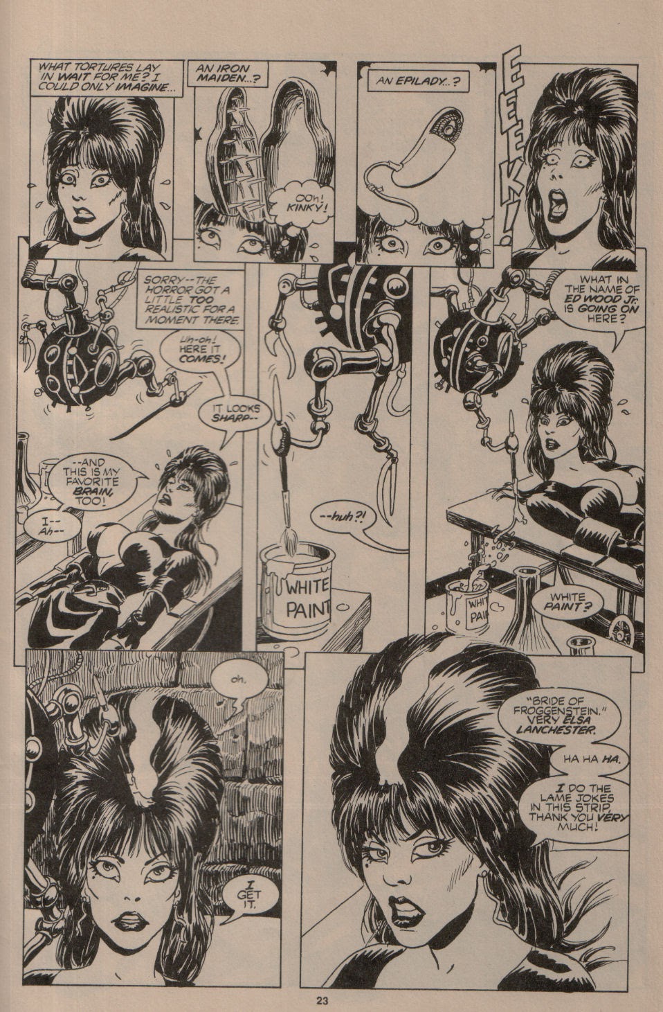 Read online Elvira, Mistress of the Dark comic -  Issue #11 - 21