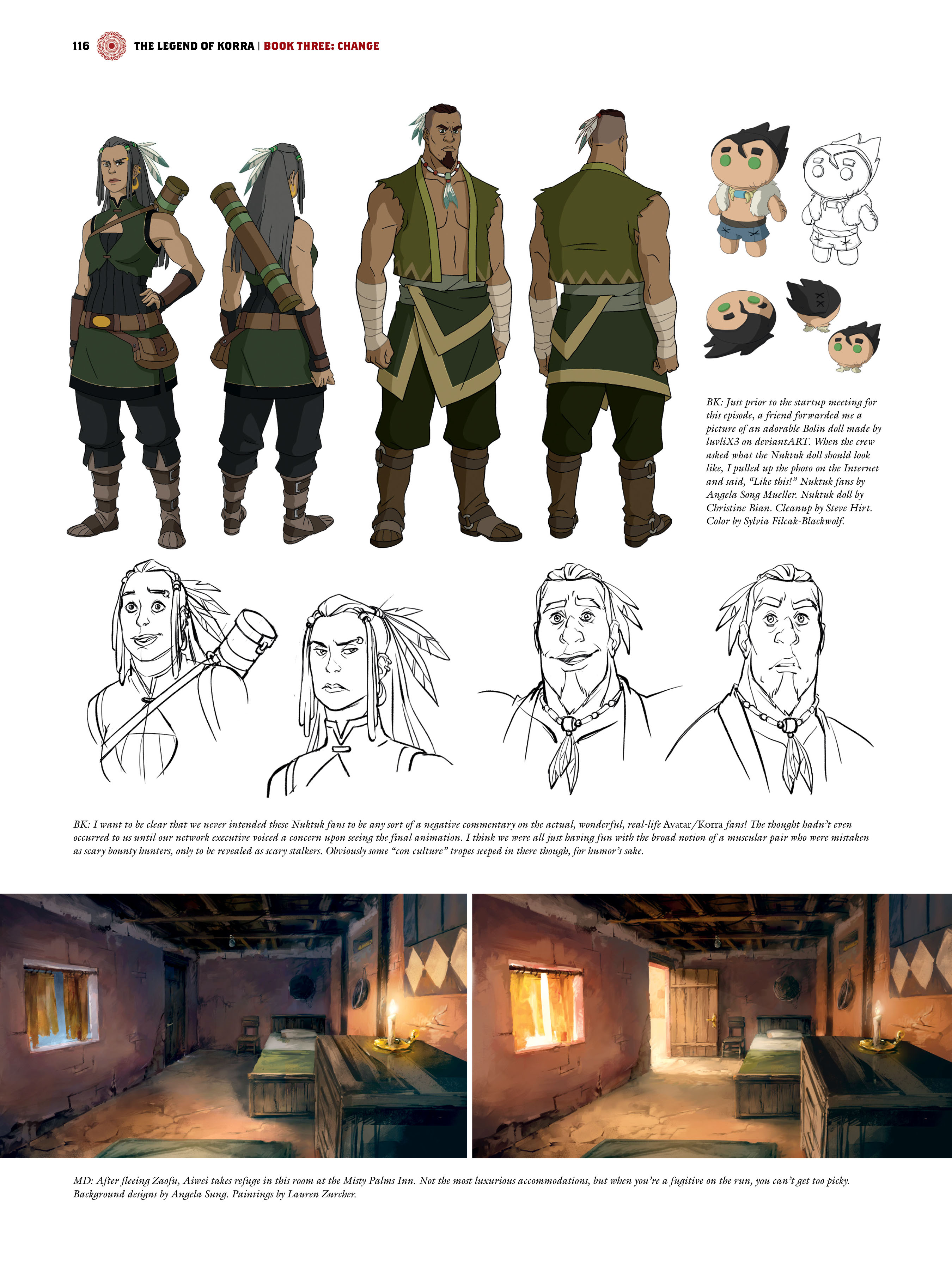 Read online The Legend of Korra: The Art of the Animated Series comic -  Issue # TPB 3 - 117