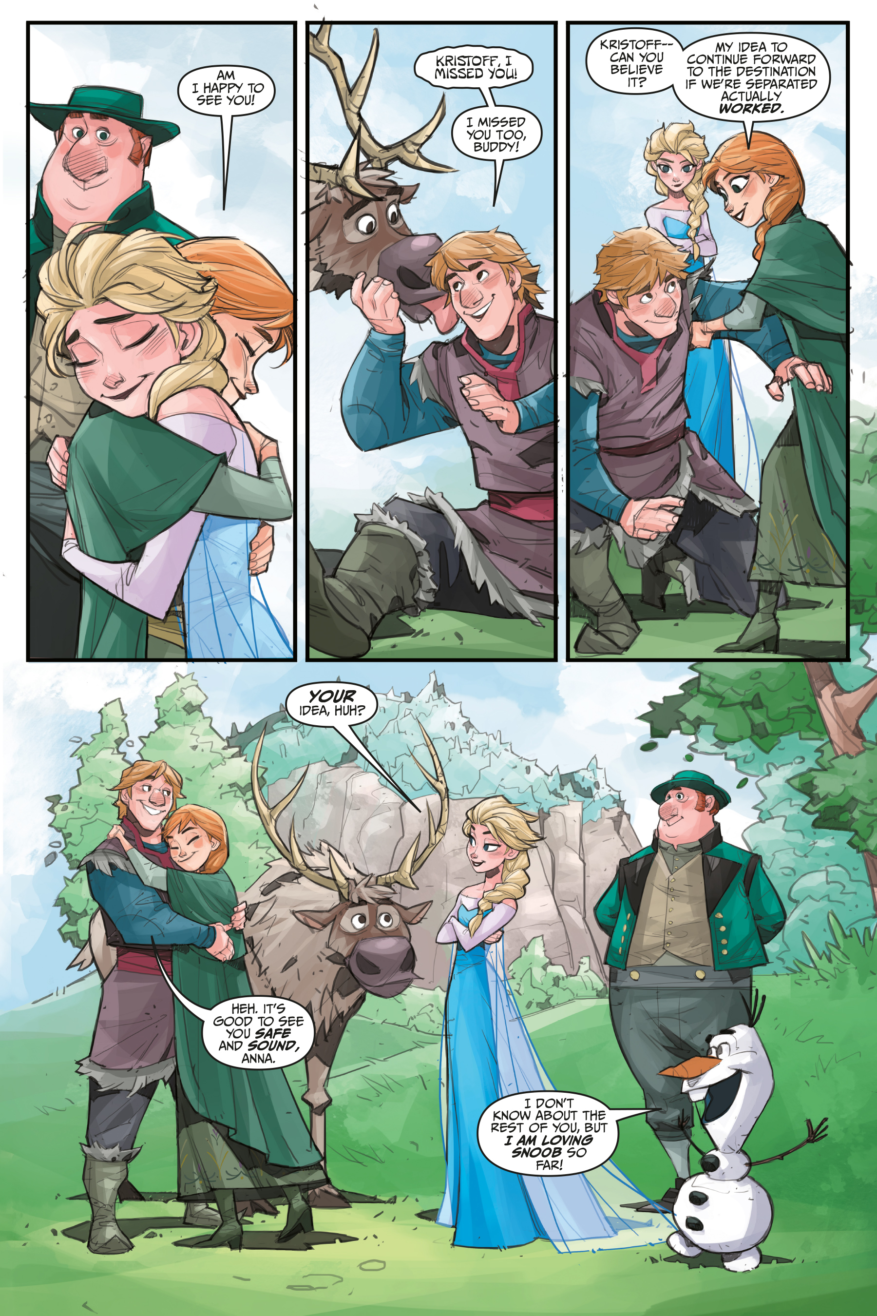 Read online Disney Frozen: Reunion Road comic -  Issue # _TPB - 57