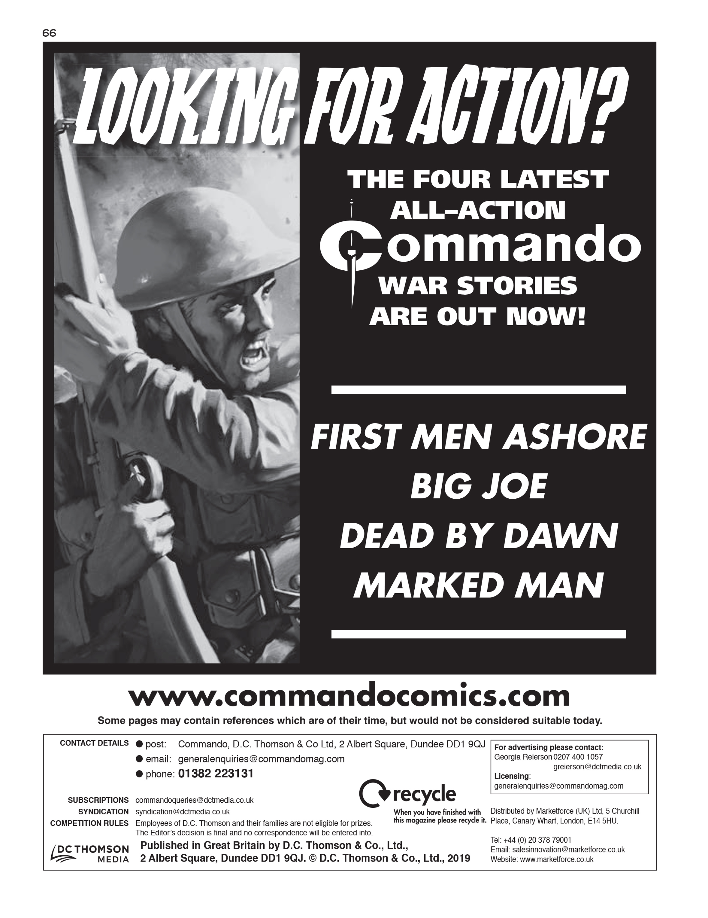 Read online Commando: For Action and Adventure comic -  Issue #5231 - 65