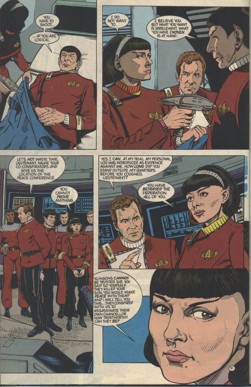 Read online Star Trek VI: The Undiscovered Country comic -  Issue # Full - 43