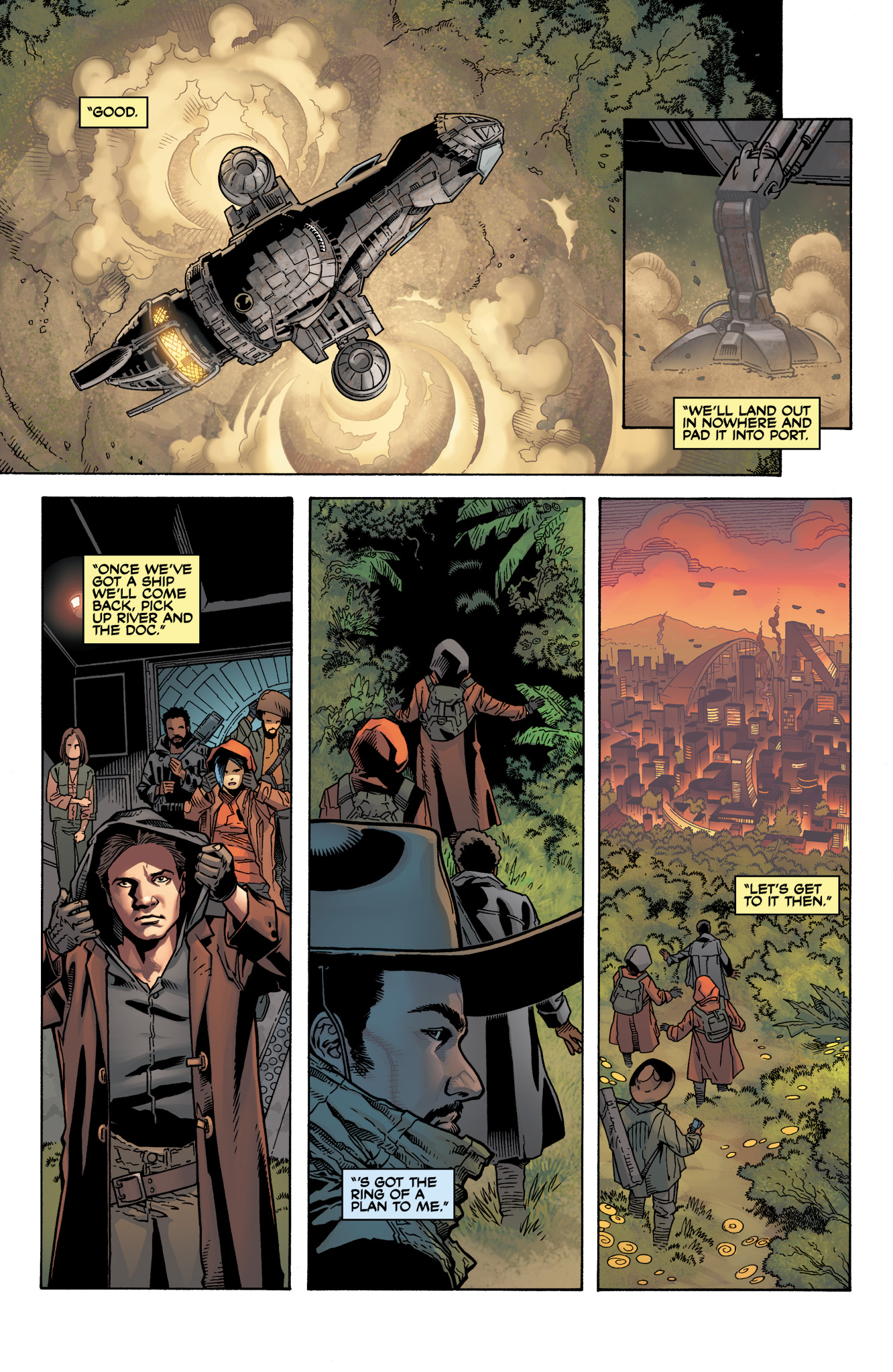 Read online Serenity: Firefly Class 03-K64  Leaves on the Wind comic -  Issue #4 - 10