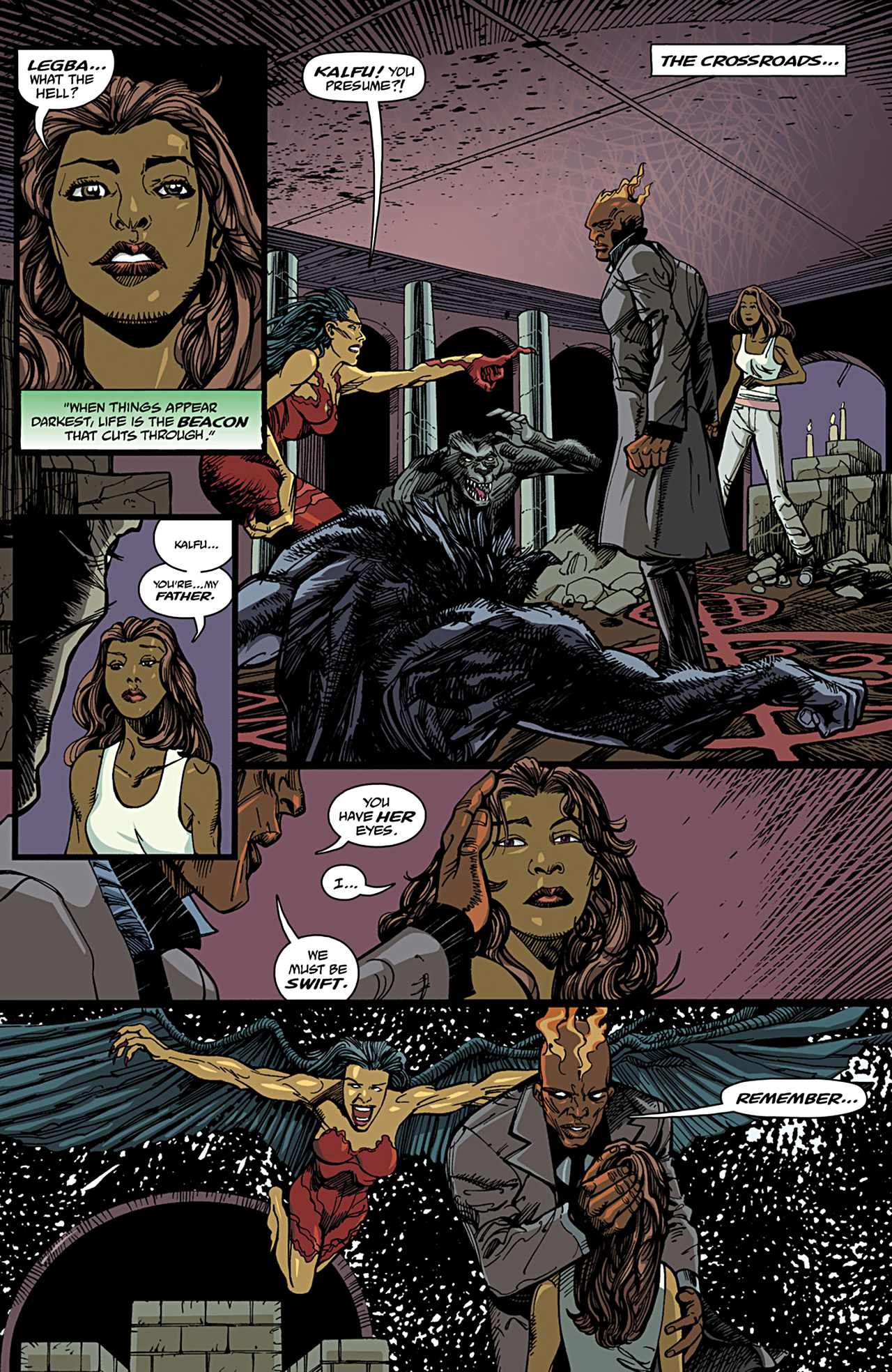 Read online Dominique Laveau: Voodoo Child comic -  Issue #5 - 4