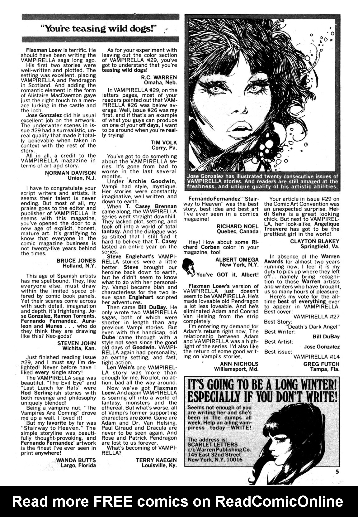 Read online Vampirella (1969) comic -  Issue #31 - 5
