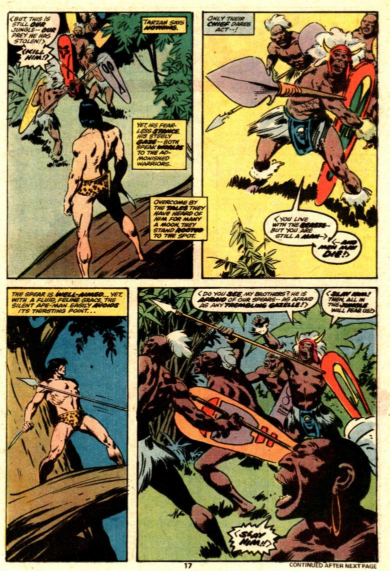 Read online Tarzan (1977) comic -  Issue #1 - 12