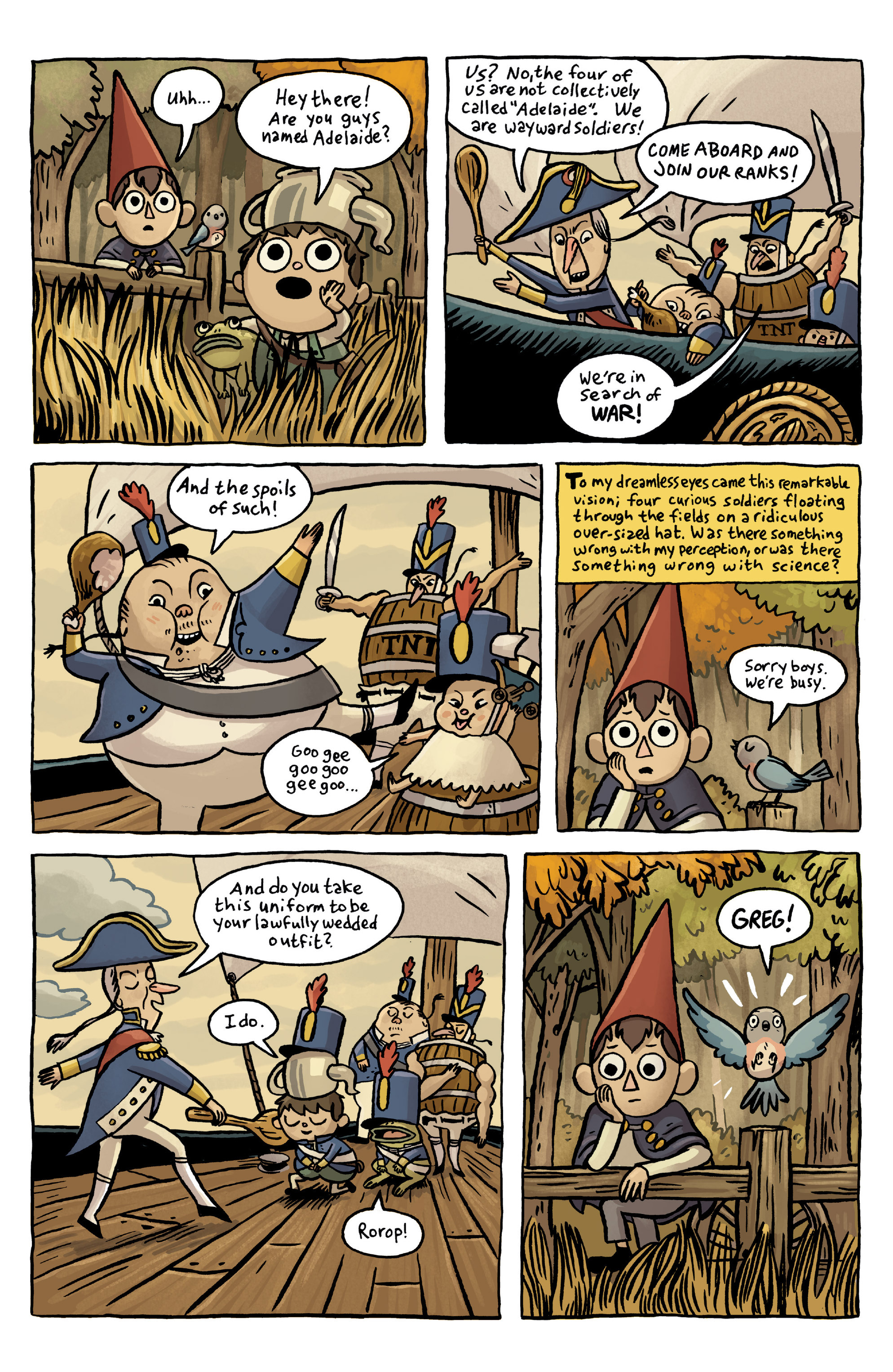 Read online Over the Garden Wall (2015) comic -  Issue # _Special - 6