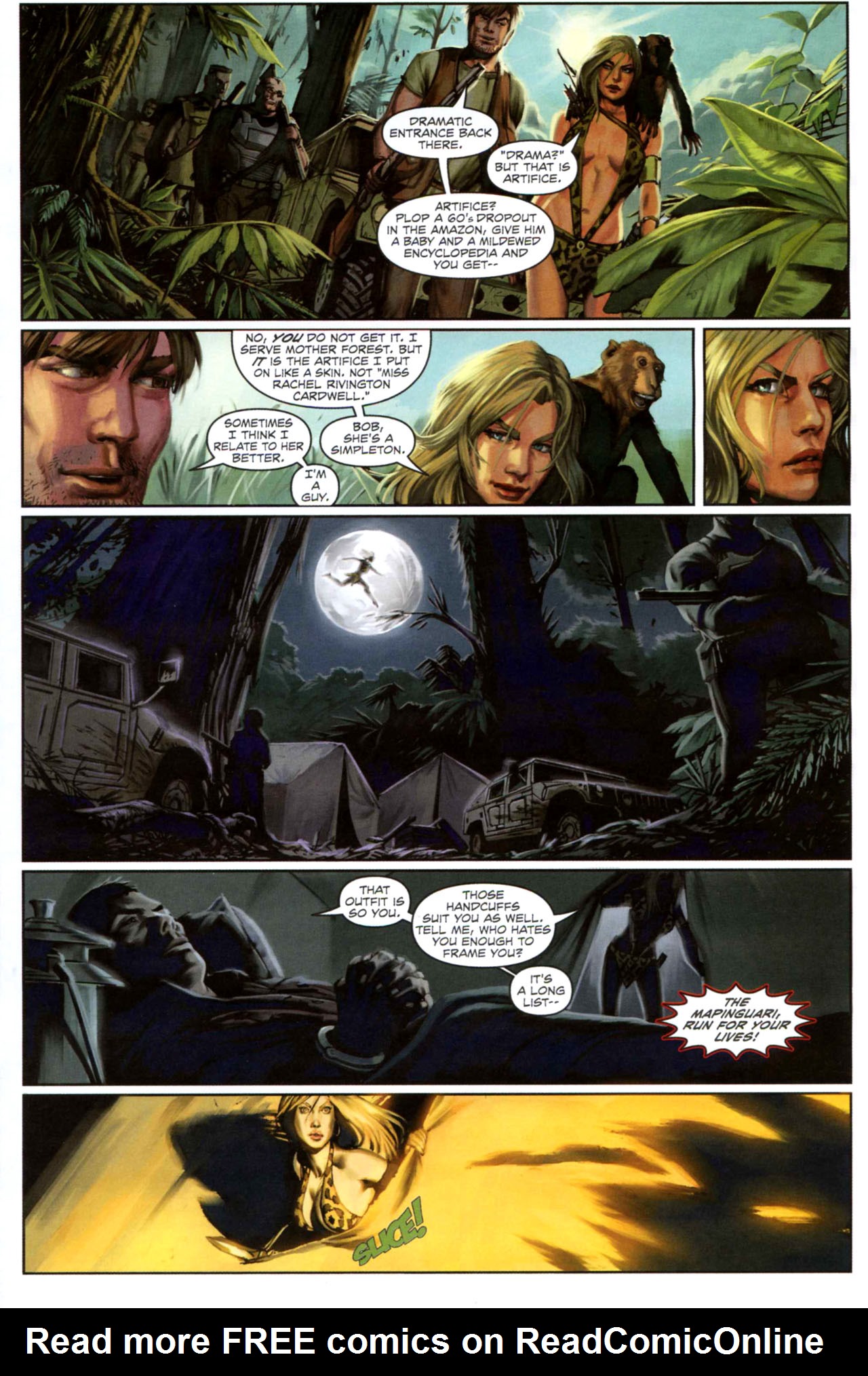 Read online Sheena - Trail of the Mapinguari comic -  Issue # Full - 21