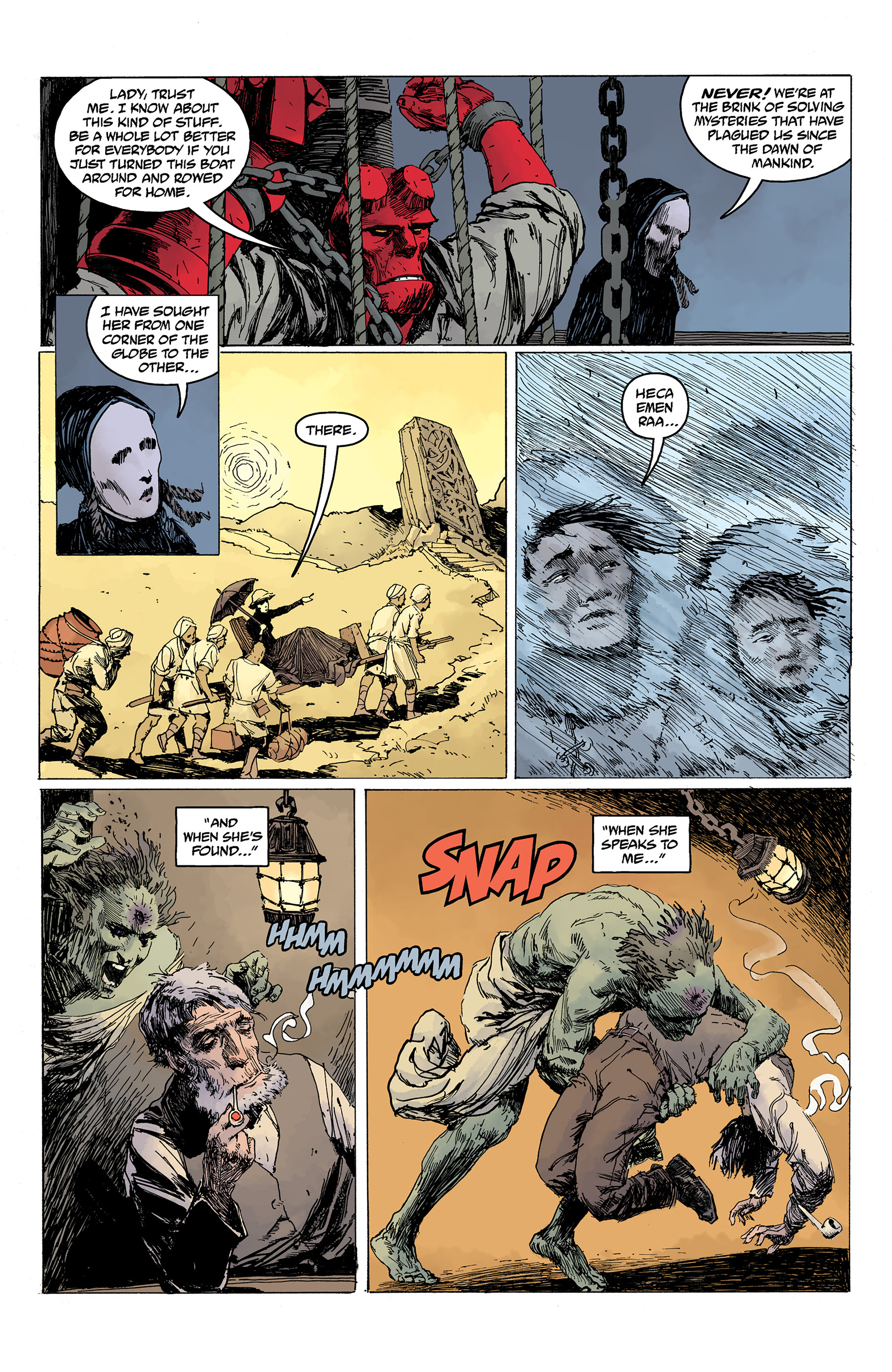 Read online Hellboy: Into the Silent Sea comic -  Issue # Full - 34