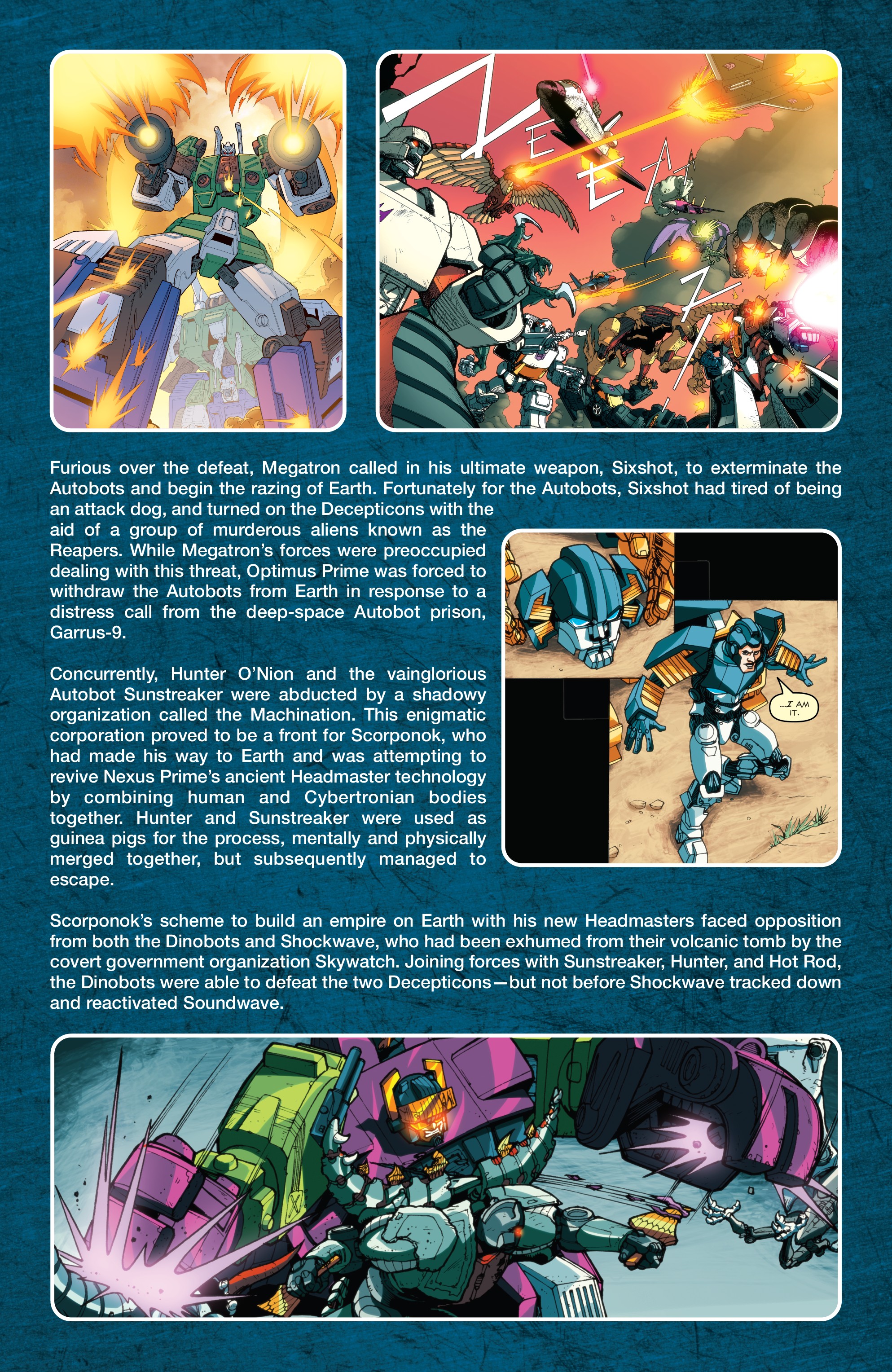 Read online Transformers: Historia comic -  Issue # Full - 19