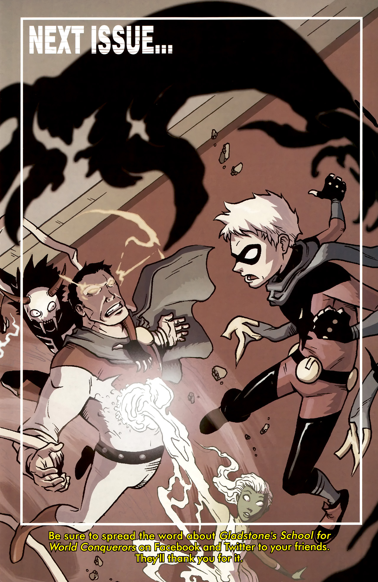 Read online Gladstone's School for World Conquerors (2011) comic -  Issue #5 - 25