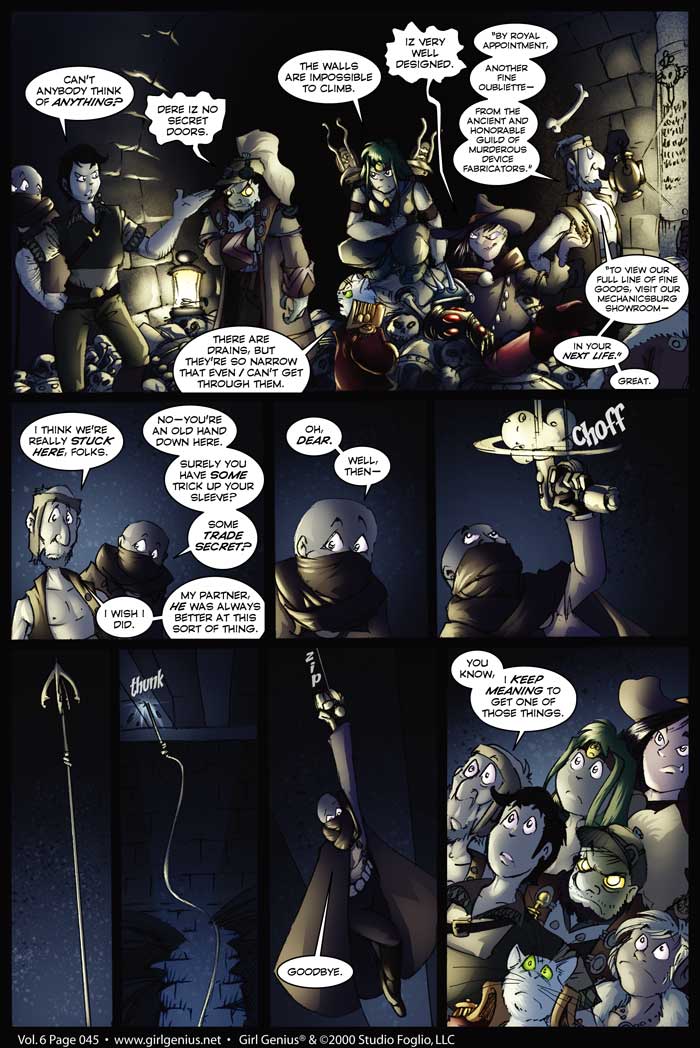 Read online Girl Genius (2002) comic -  Issue #6 - 46