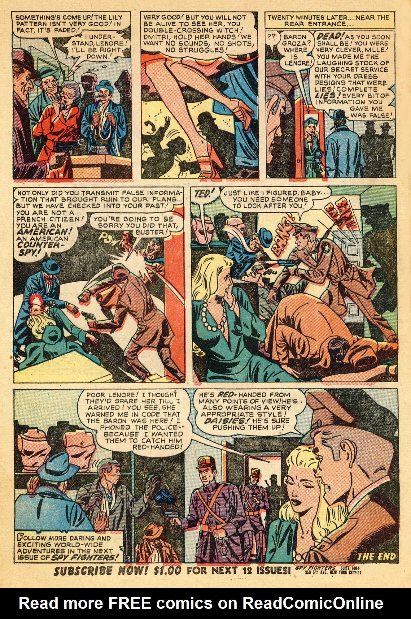 Read online Spy Fighters comic -  Issue #1 - 32