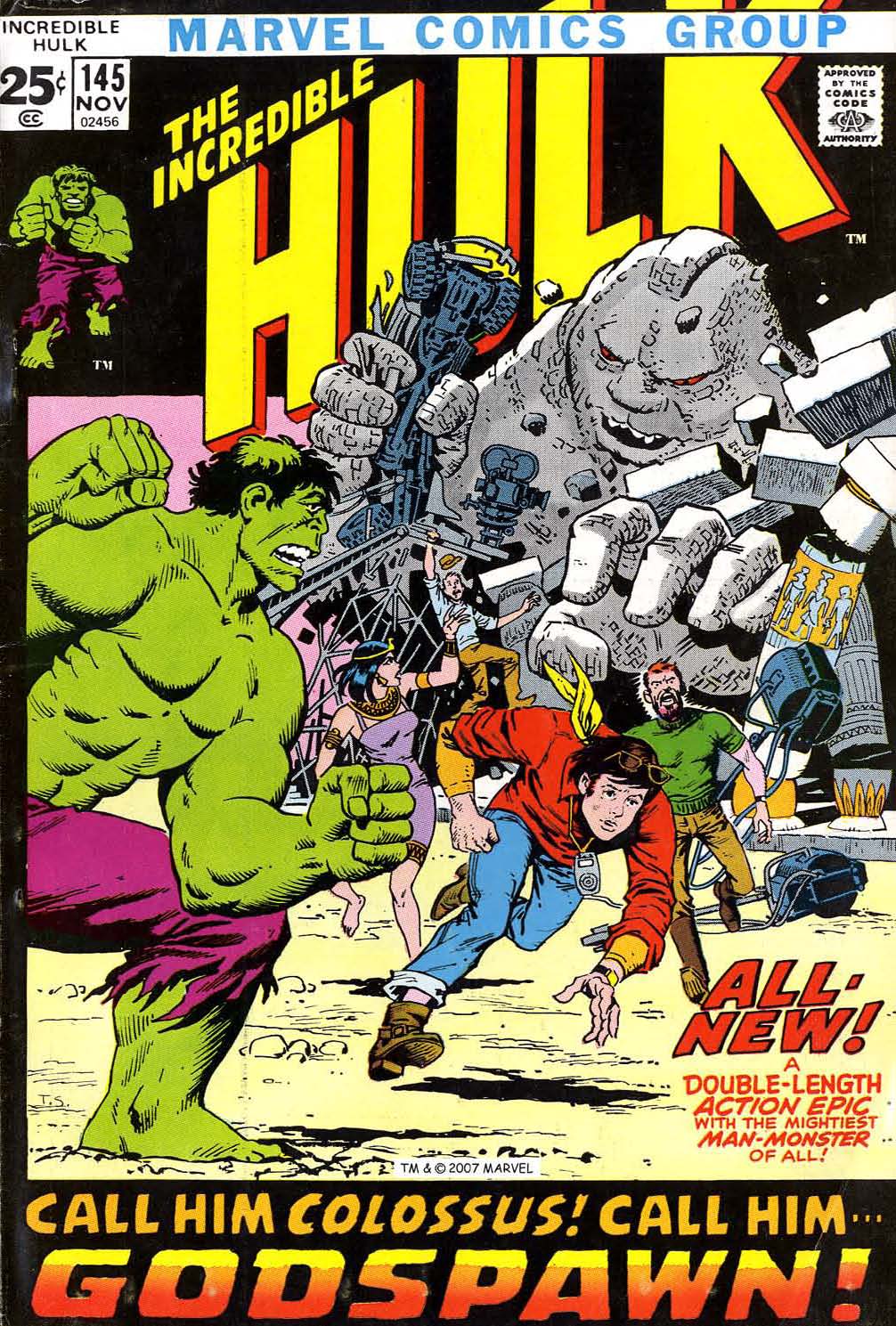 Read online The Incredible Hulk (1968) comic -  Issue #145 - 1