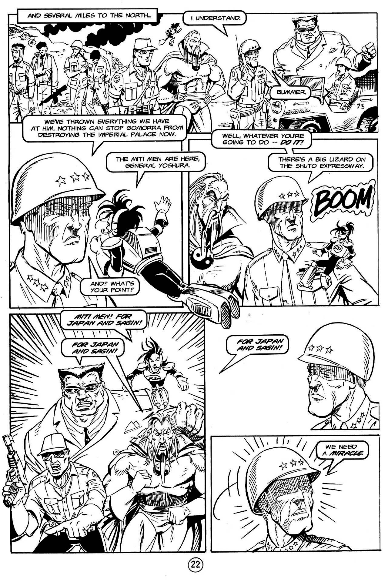 Read online Paul the Samurai (1992) comic -  Issue #9 - 23