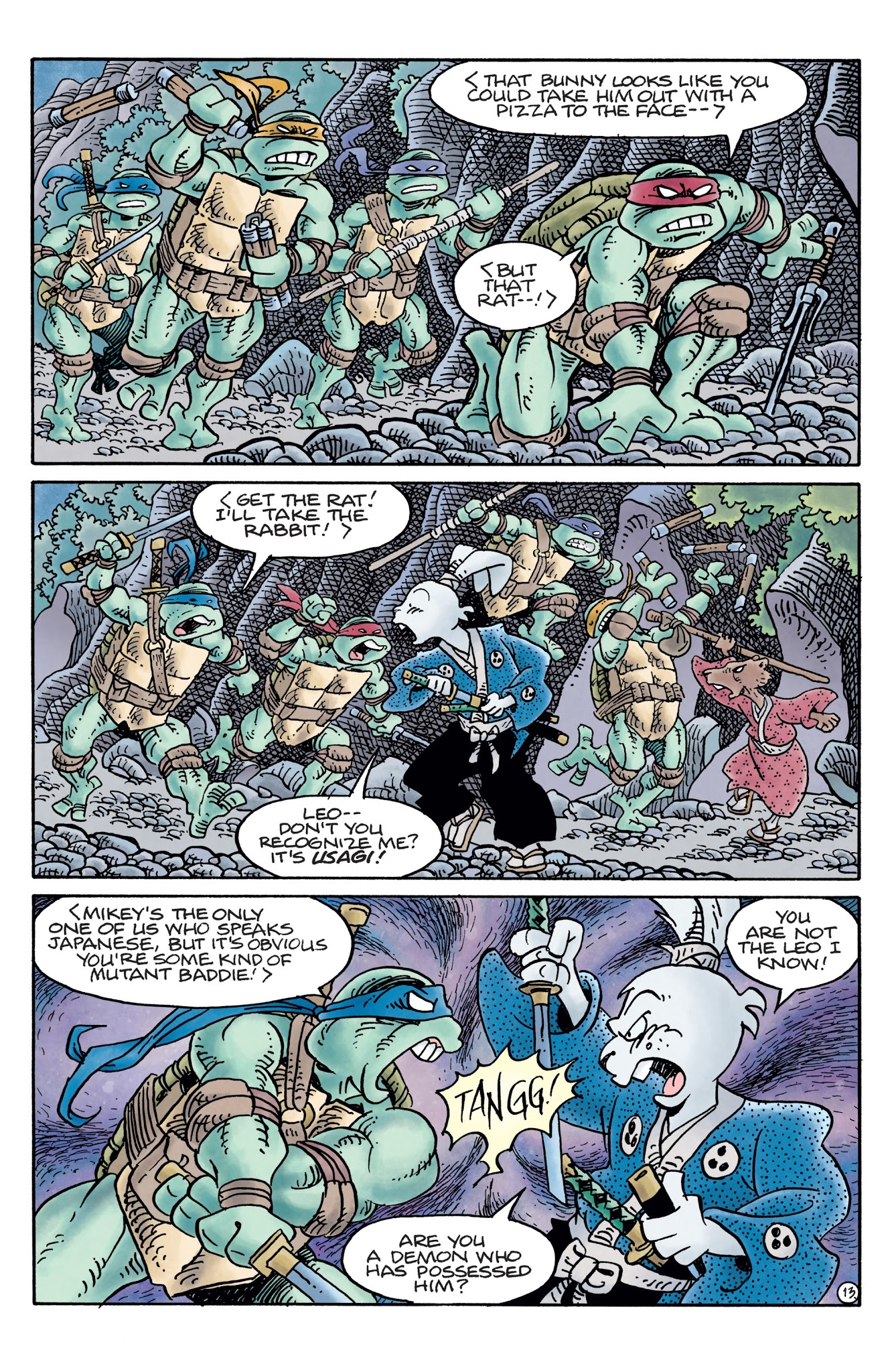 Read online Teenage Mutant Ninja Turtles/Usagi Yojimbo comic -  Issue # Full - 15