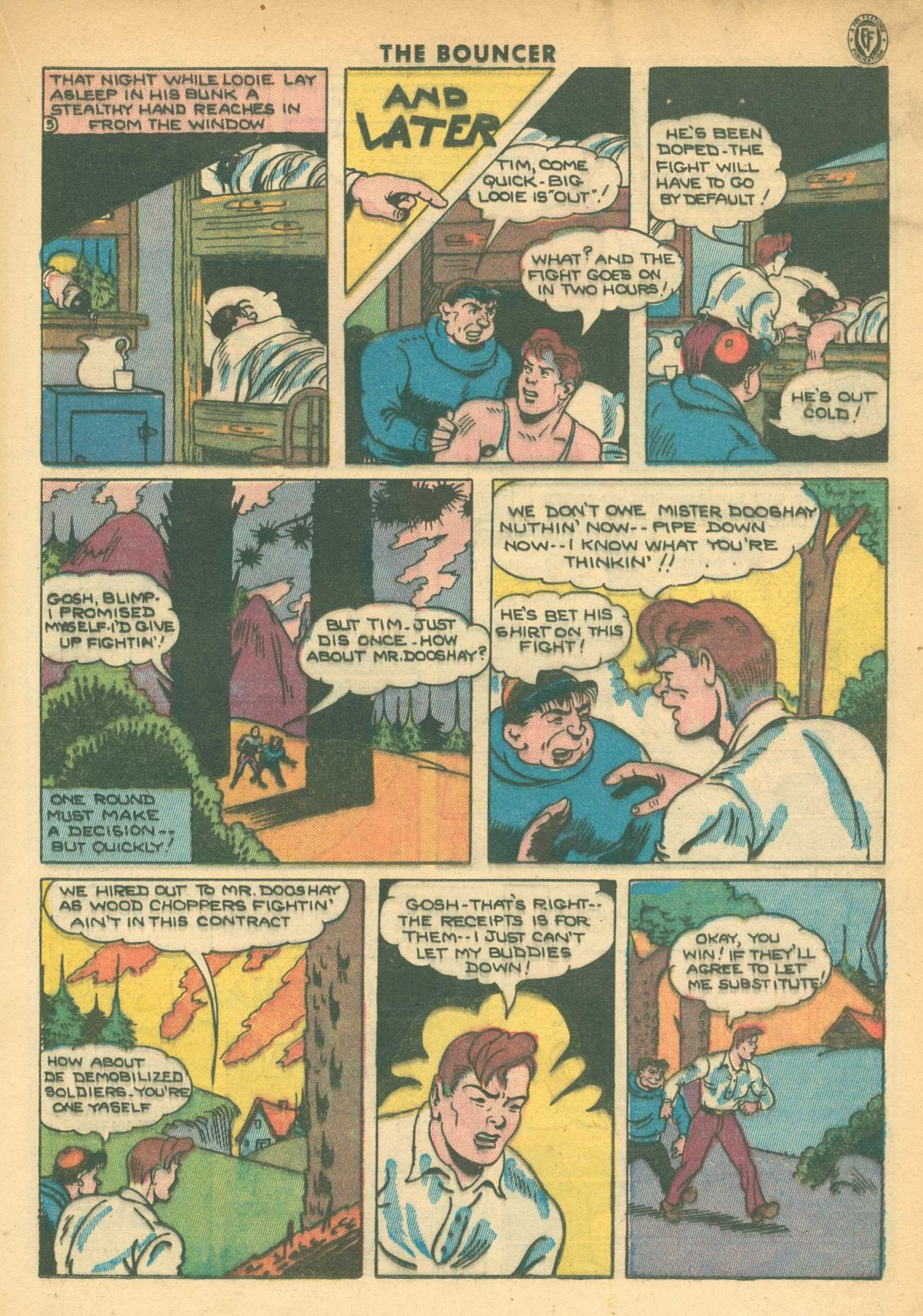 Read online The Bouncer (1944) comic -  Issue #11 - 17
