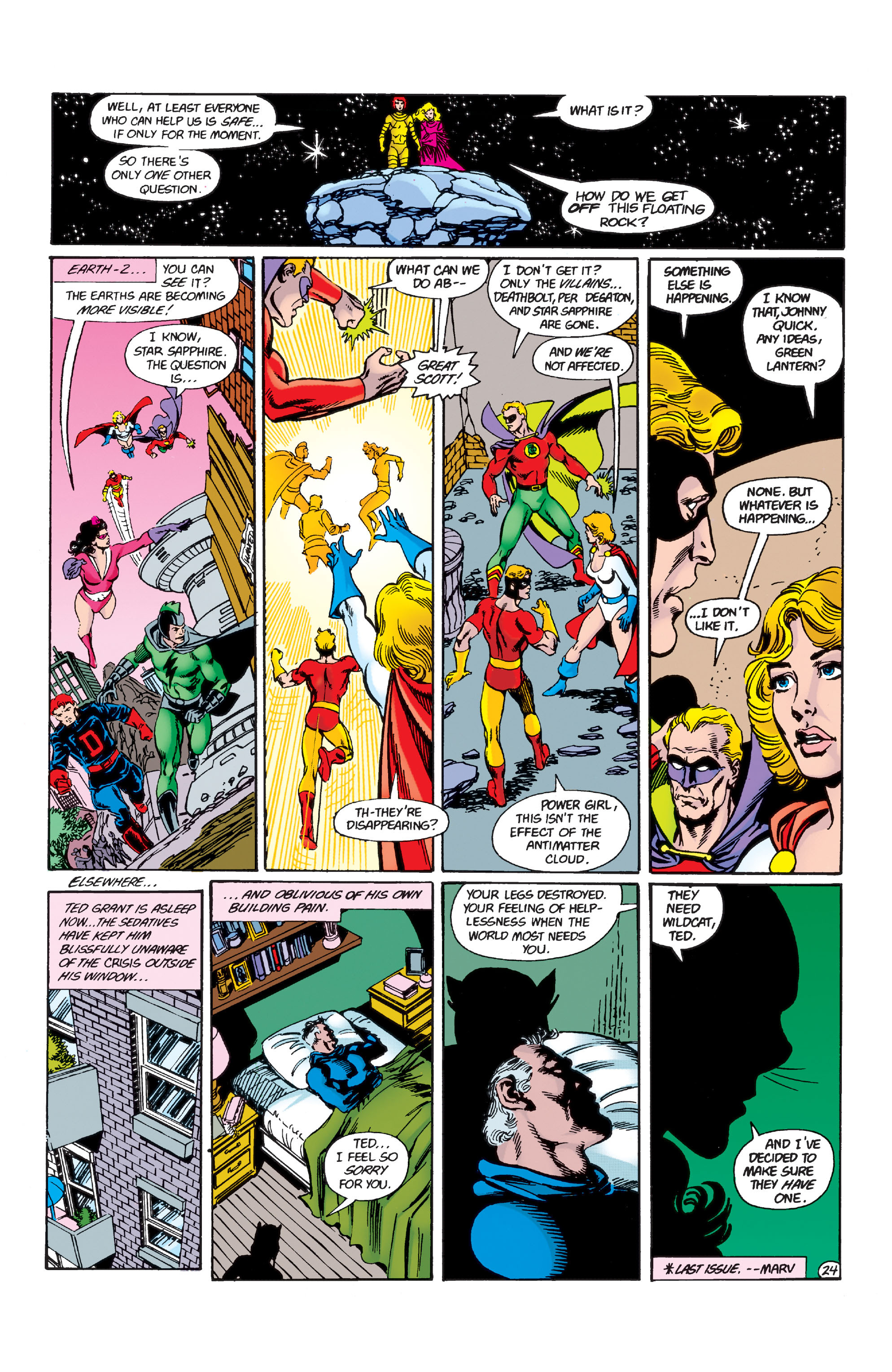 Read online Crisis on Infinite Earths (1985) comic -  Issue #6 - 25