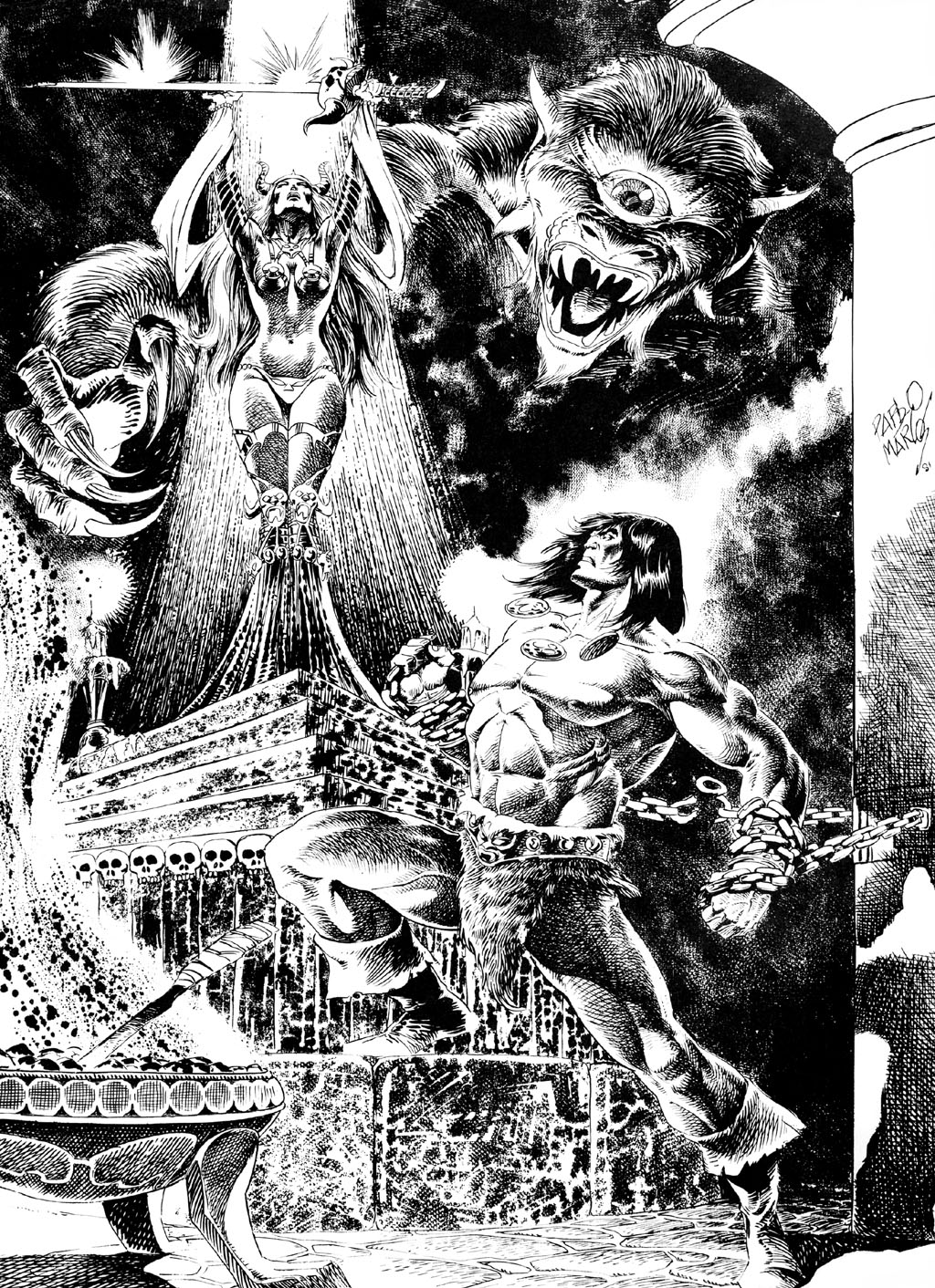 Read online The Savage Sword Of Conan comic -  Issue #73 - 2