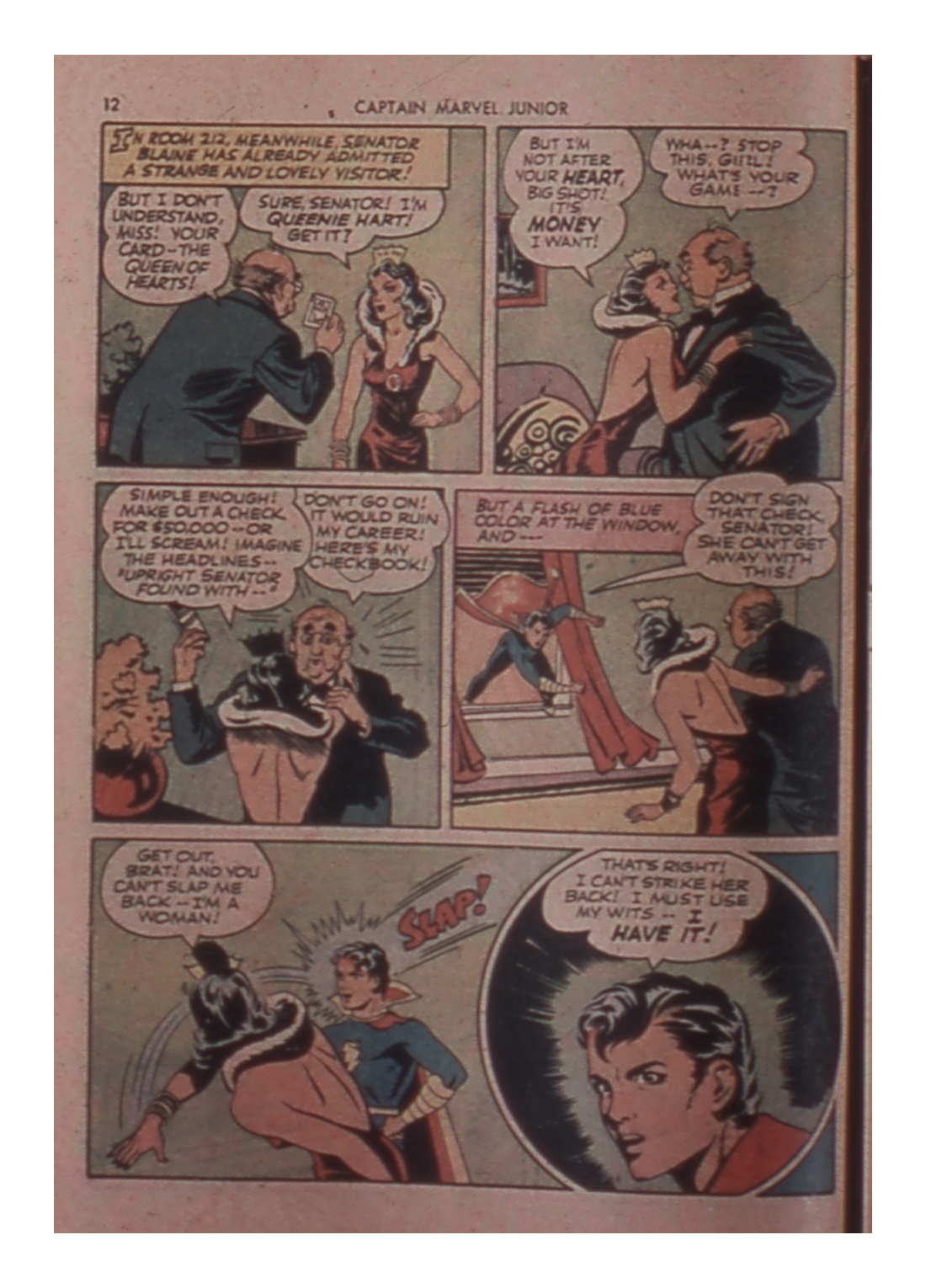 Read online Captain Marvel, Jr. comic -  Issue #7 - 12