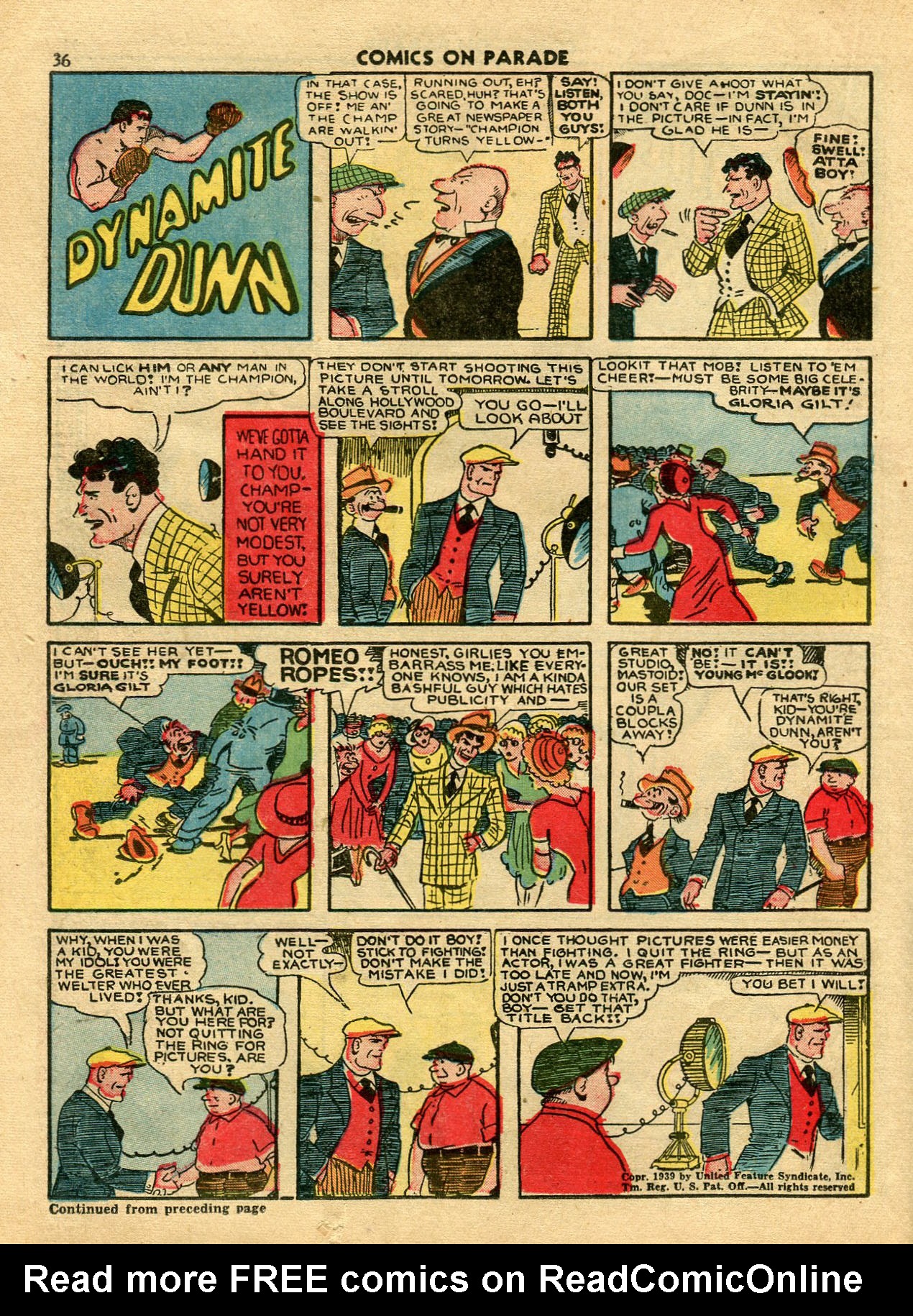 Read online Comics on Parade comic -  Issue #12 - 37