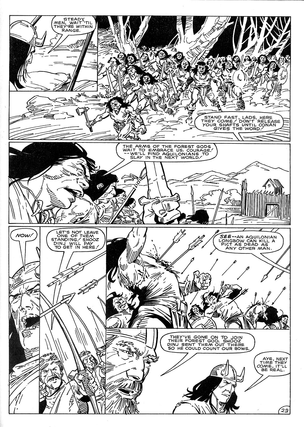 Read online The Savage Sword Of Conan comic -  Issue #143 - 29