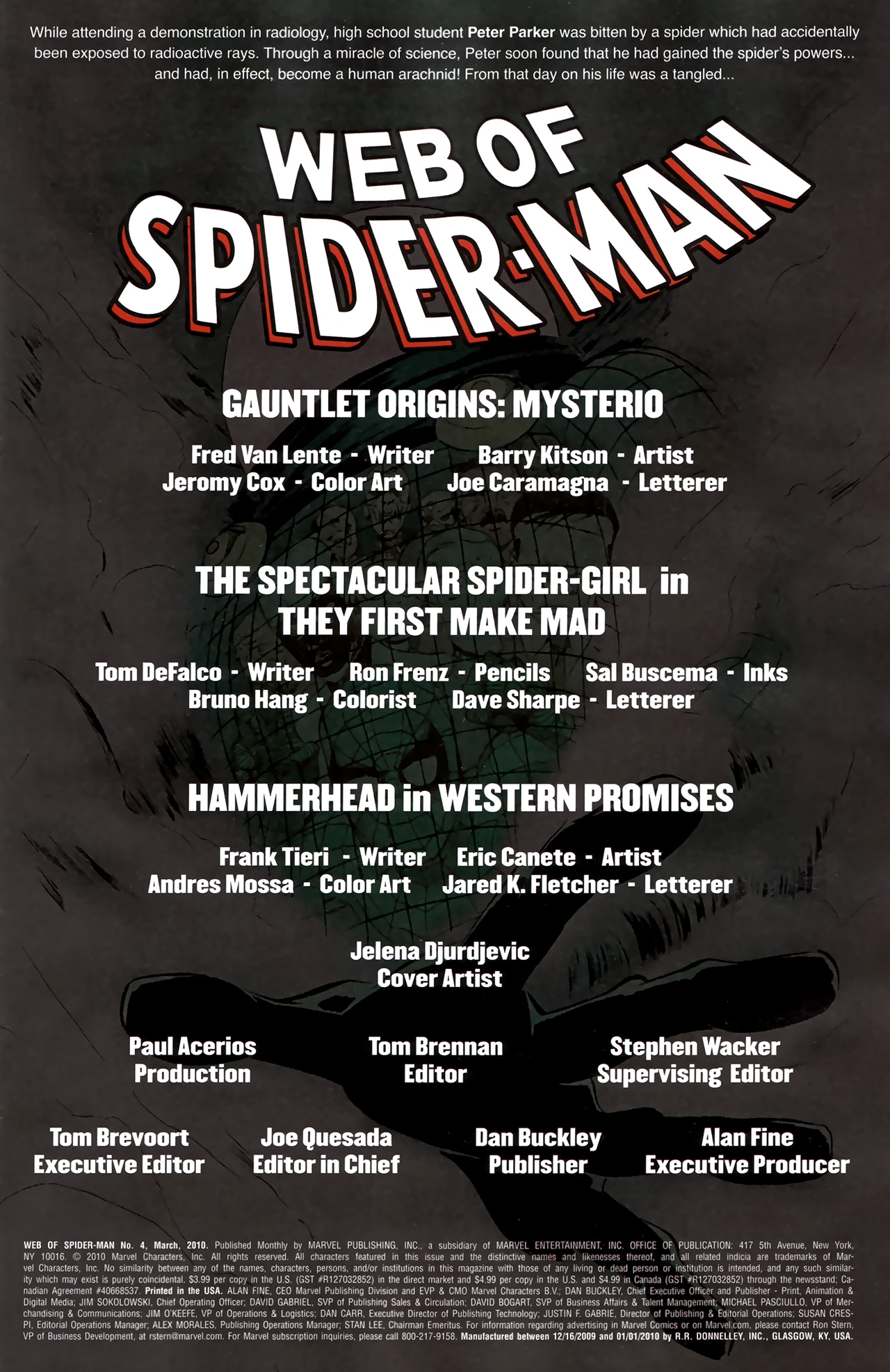 Read online Web of Spider-Man (2009) comic -  Issue #4 - 2