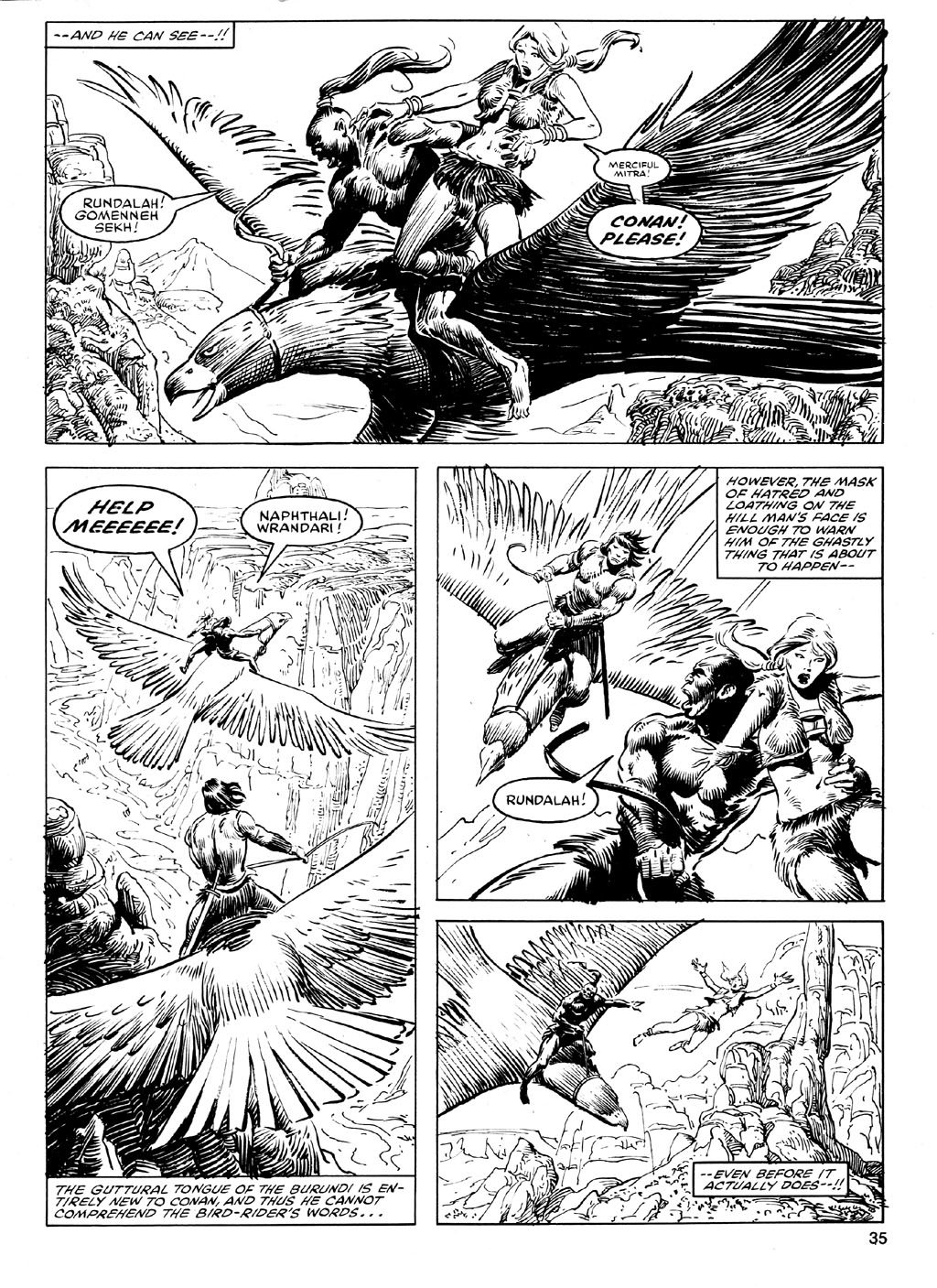 Read online The Savage Sword Of Conan comic -  Issue #92 - 34