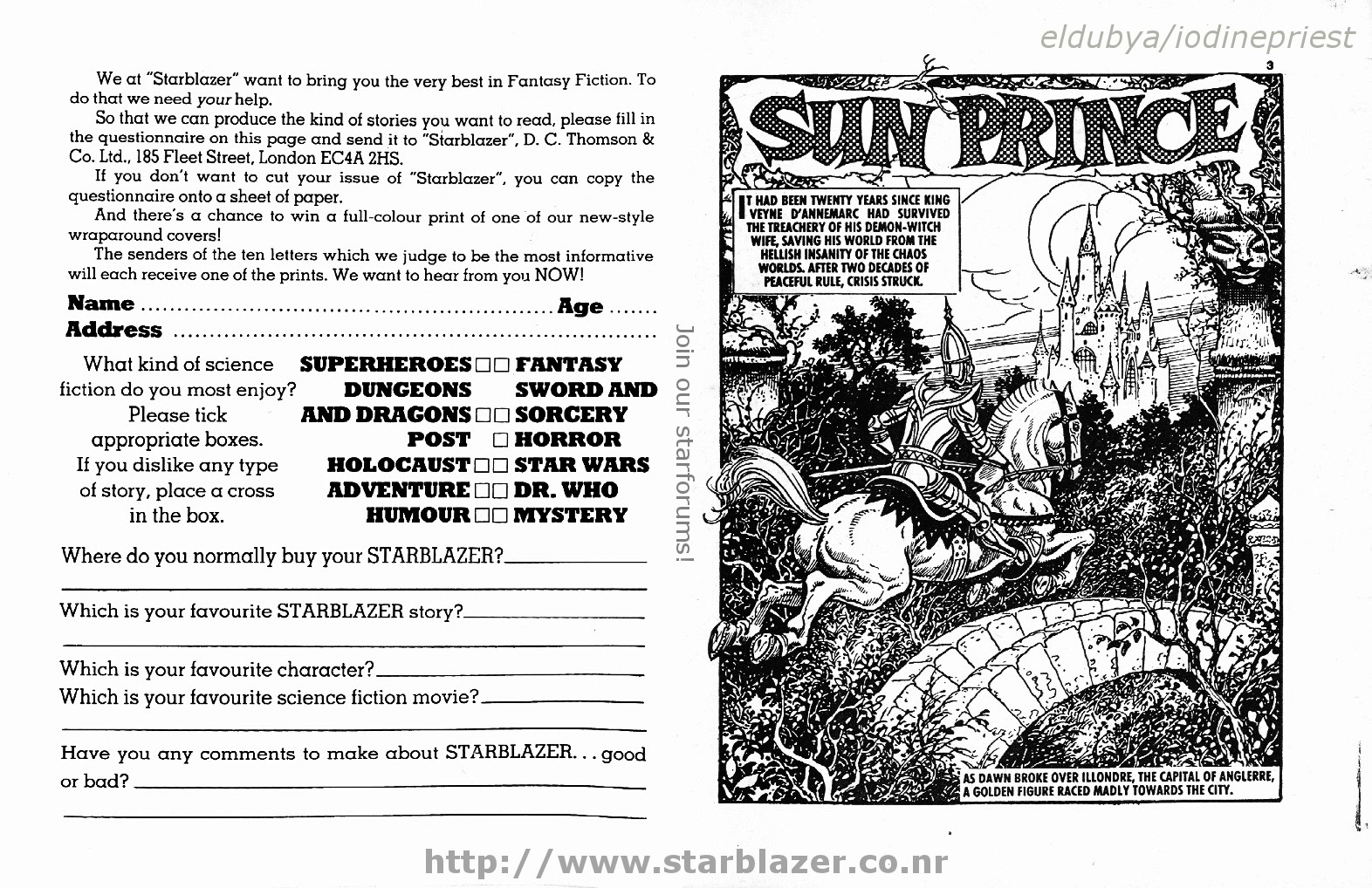 Read online Starblazer comic -  Issue #250 - 3