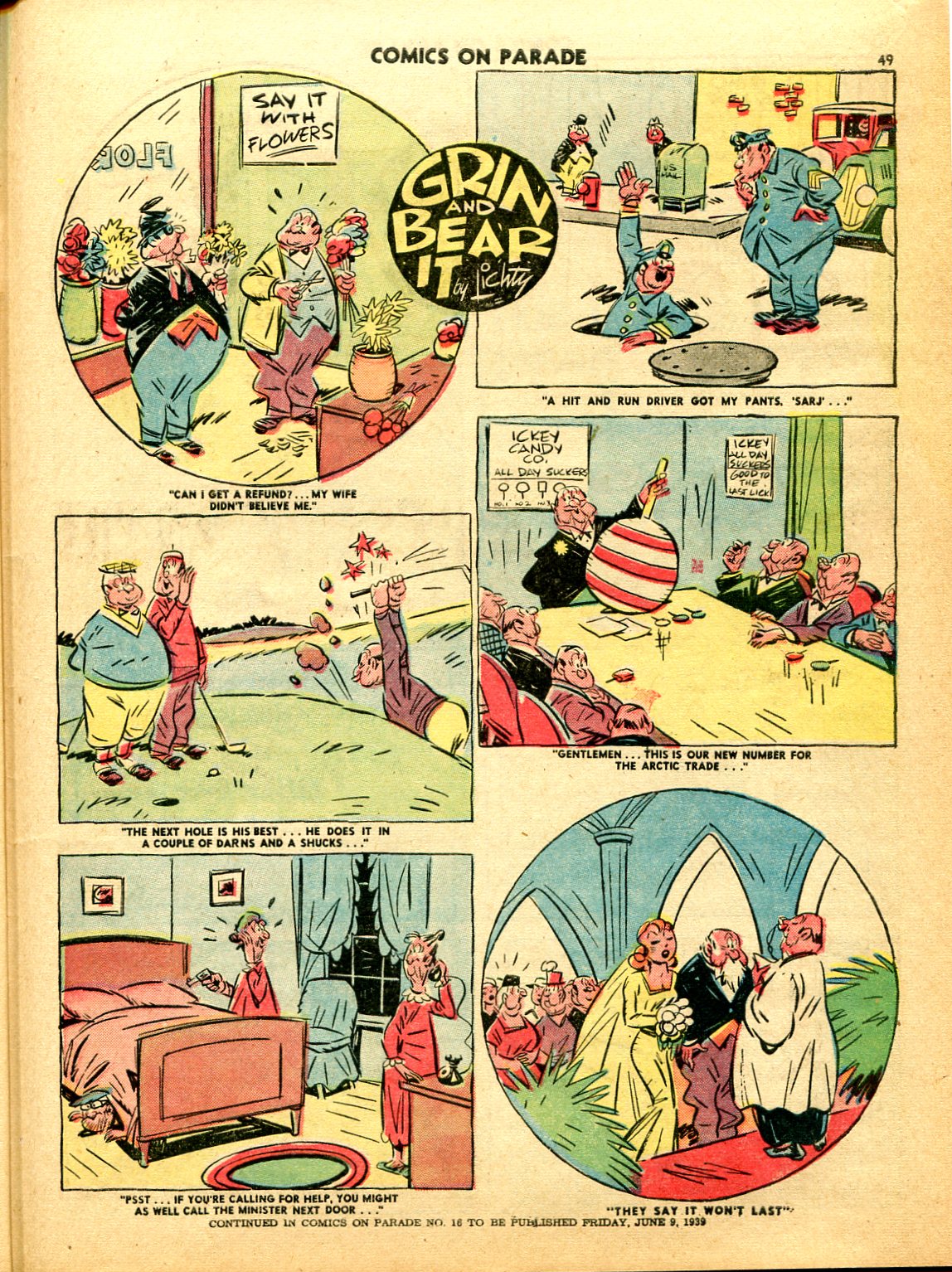 Read online Comics on Parade comic -  Issue #15 - 51