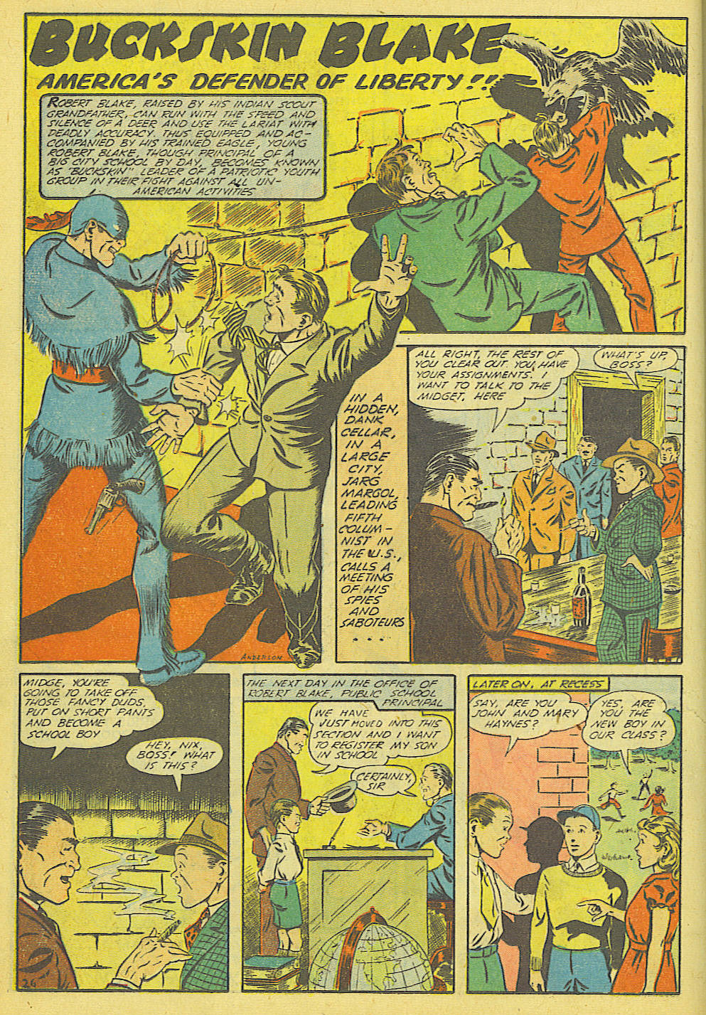 Read online Super-Mystery Comics comic -  Issue #7 - 28