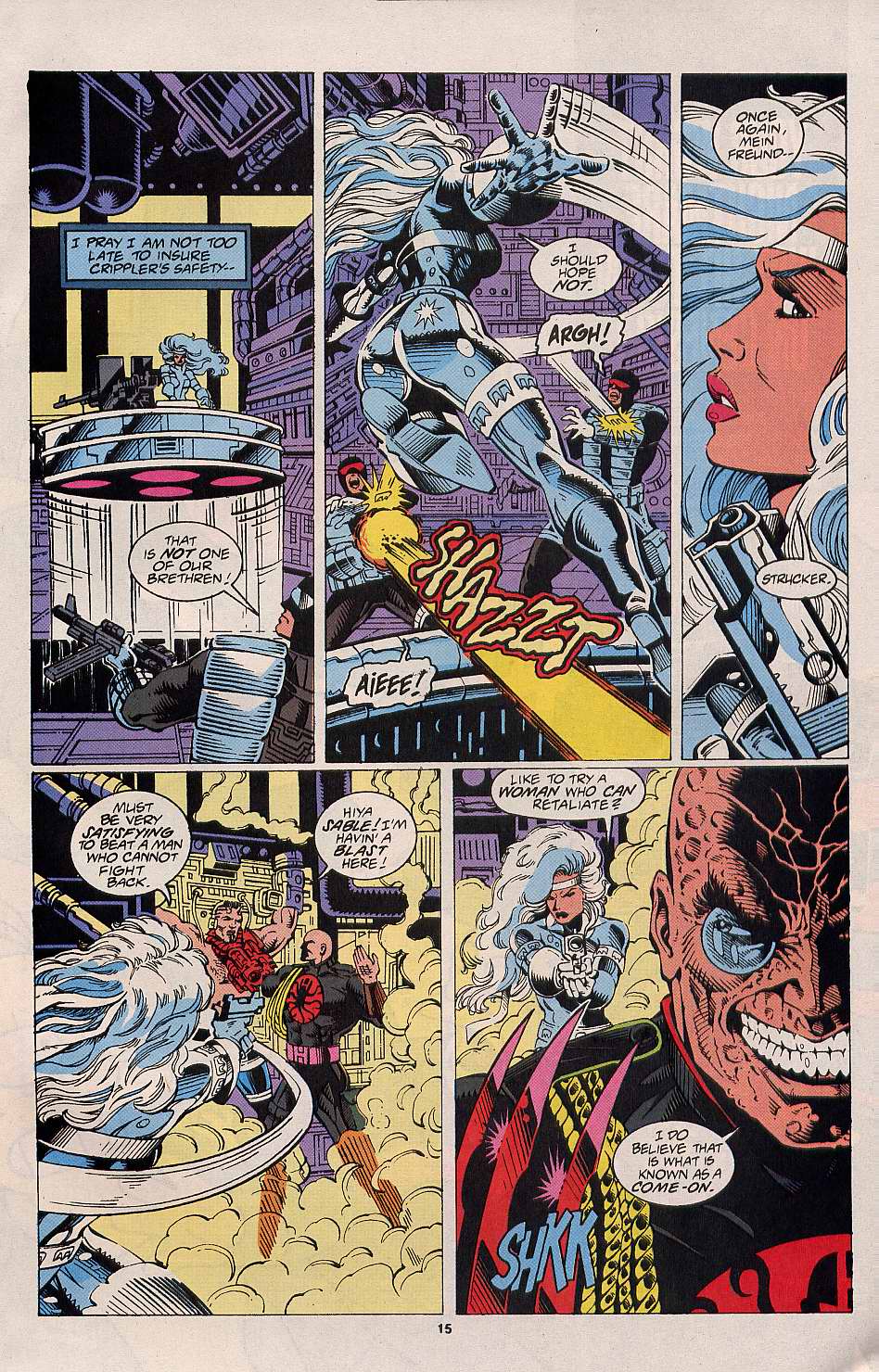 Read online Silver Sable and the Wild Pack comic -  Issue #17 - 13