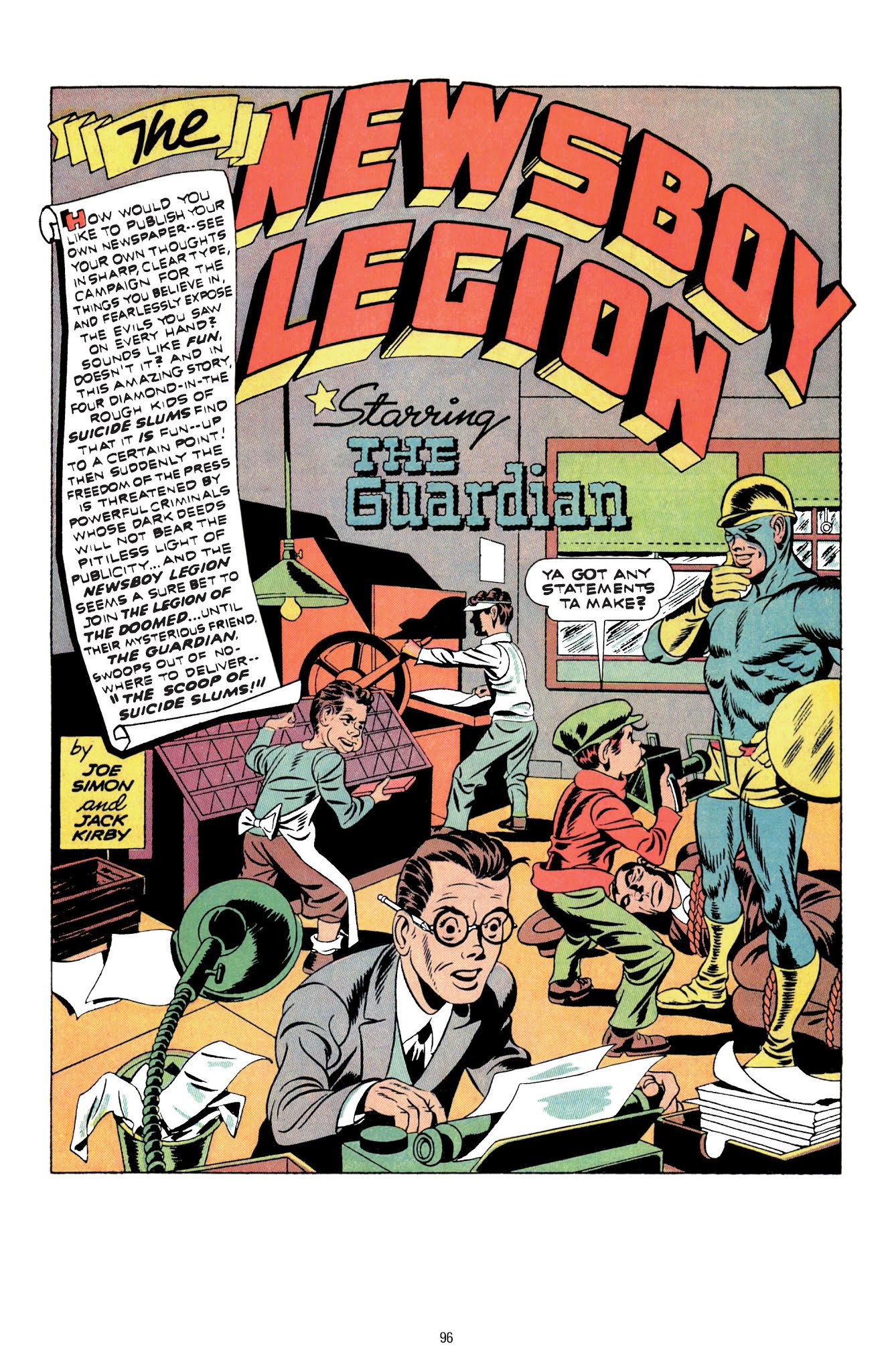 Read online The Newsboy Legion by Joe Simon and Jack Kirby comic -  Issue # TPB 1 (Part 1) - 93