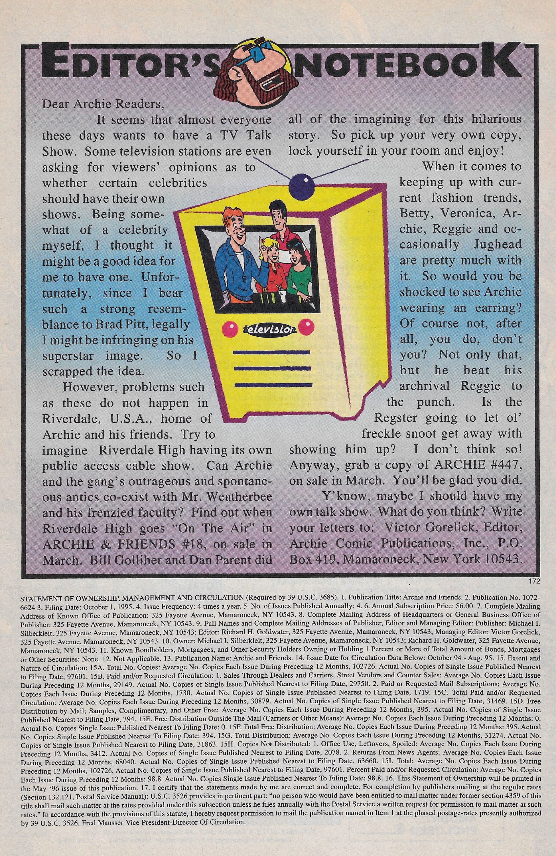 Read online Archie & Friends (1992) comic -  Issue #18 - 26