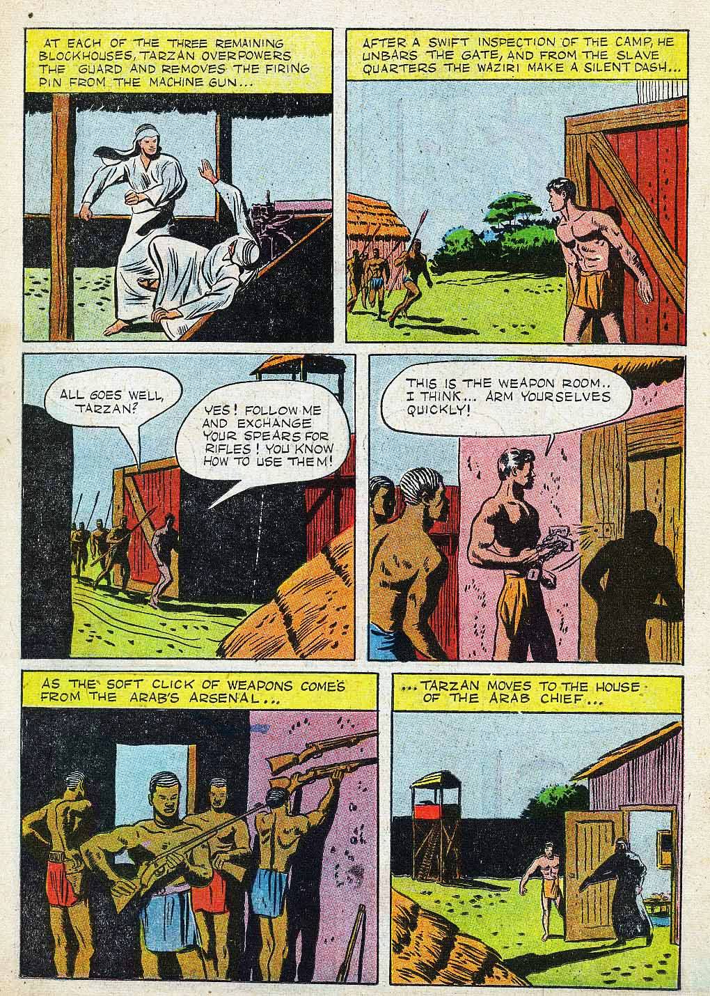 Read online Tarzan (1948) comic -  Issue #2 - 18