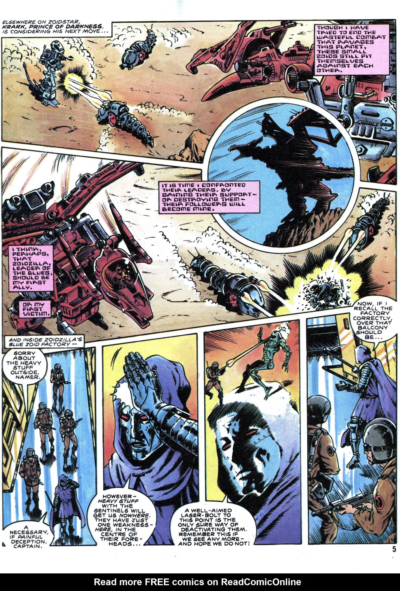 Read online Spider-Man and Zoids comic -  Issue #4 - 5