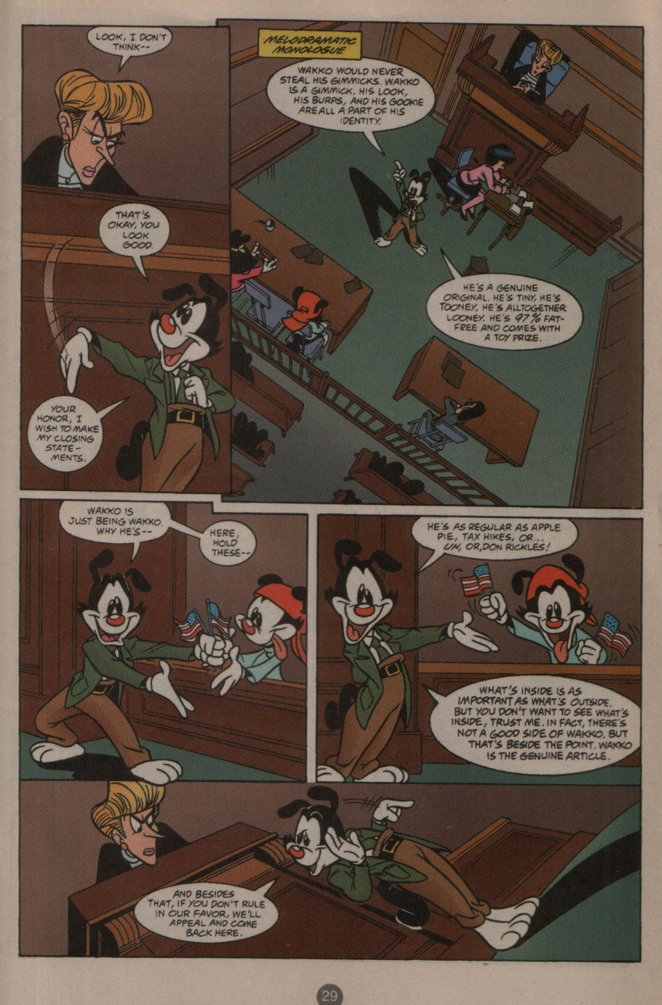 Read online Animaniacs comic -  Issue #34 - 22
