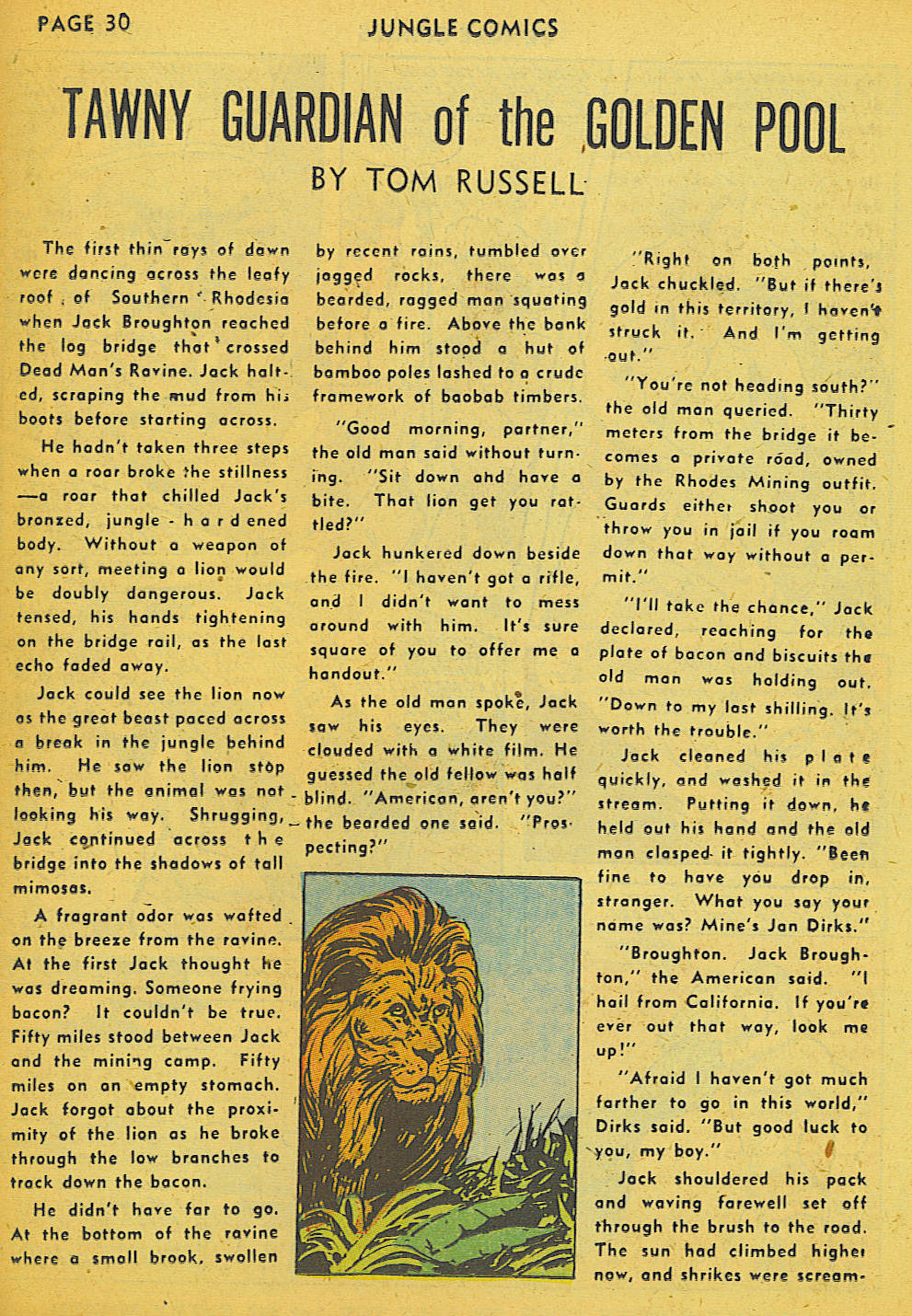 Read online Jungle Comics comic -  Issue #36 - 33
