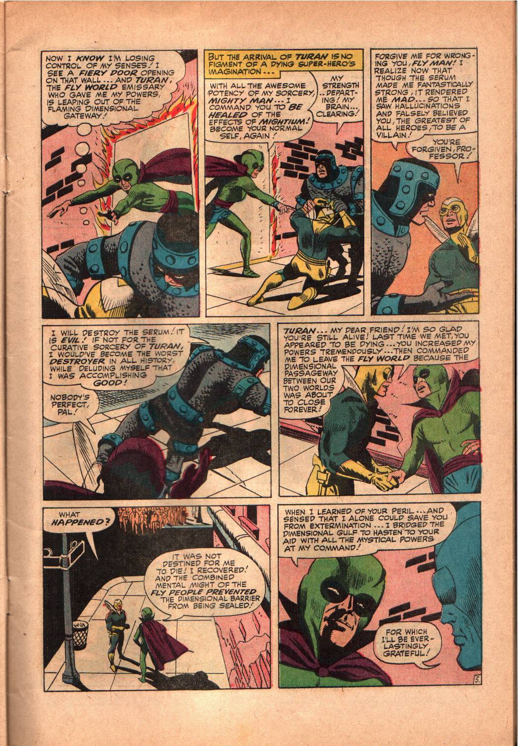 Read online Fly Man comic -  Issue #36 - 6