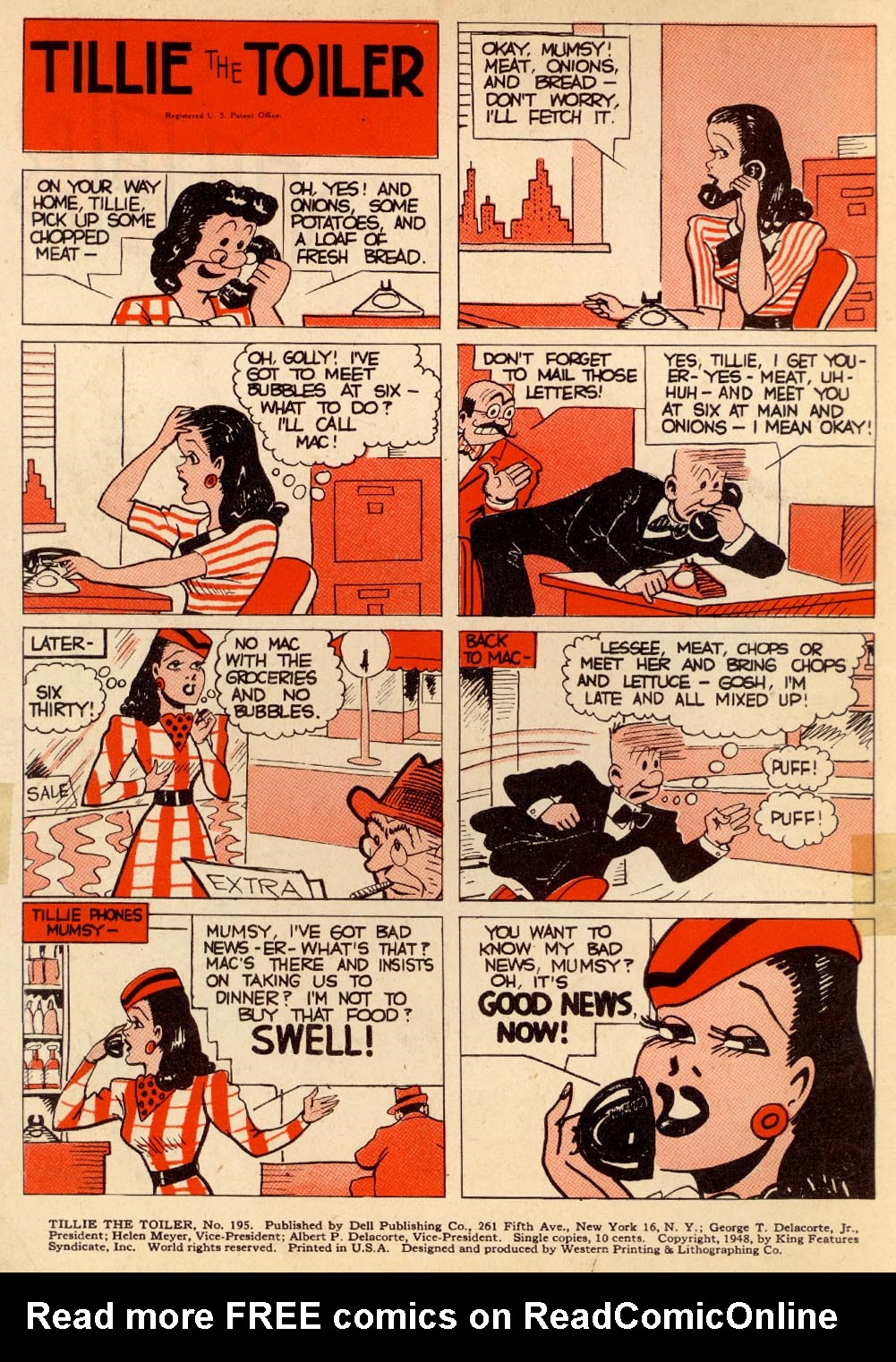 Read online Four Color Comics comic -  Issue #195 - 2