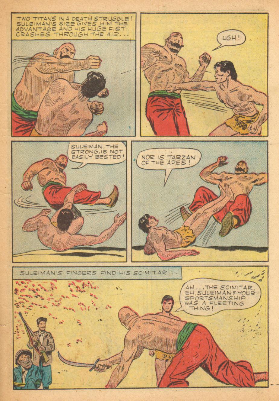 Read online Tarzan (1948) comic -  Issue #26 - 23