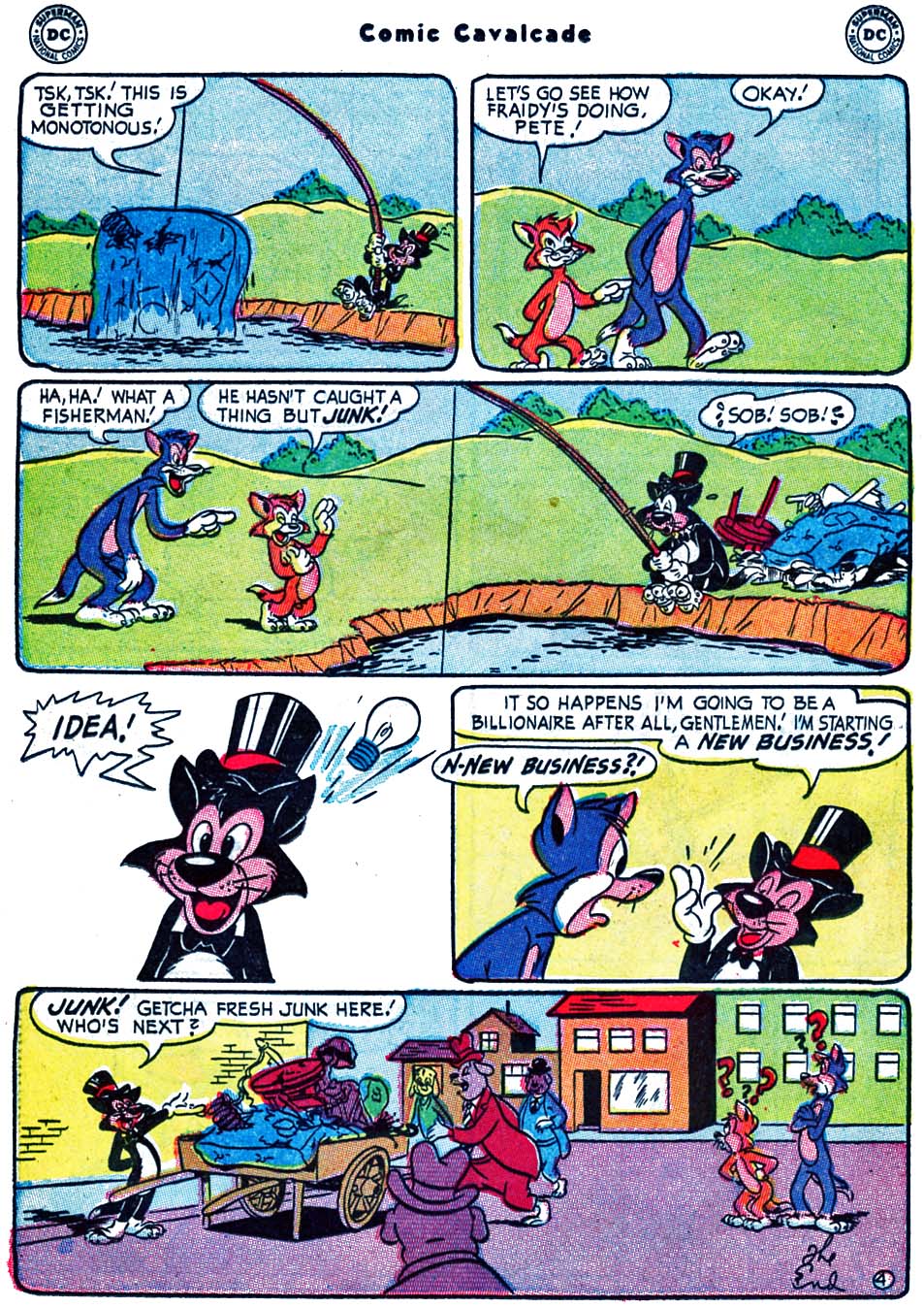 Read online Comic Cavalcade comic -  Issue #63 - 48