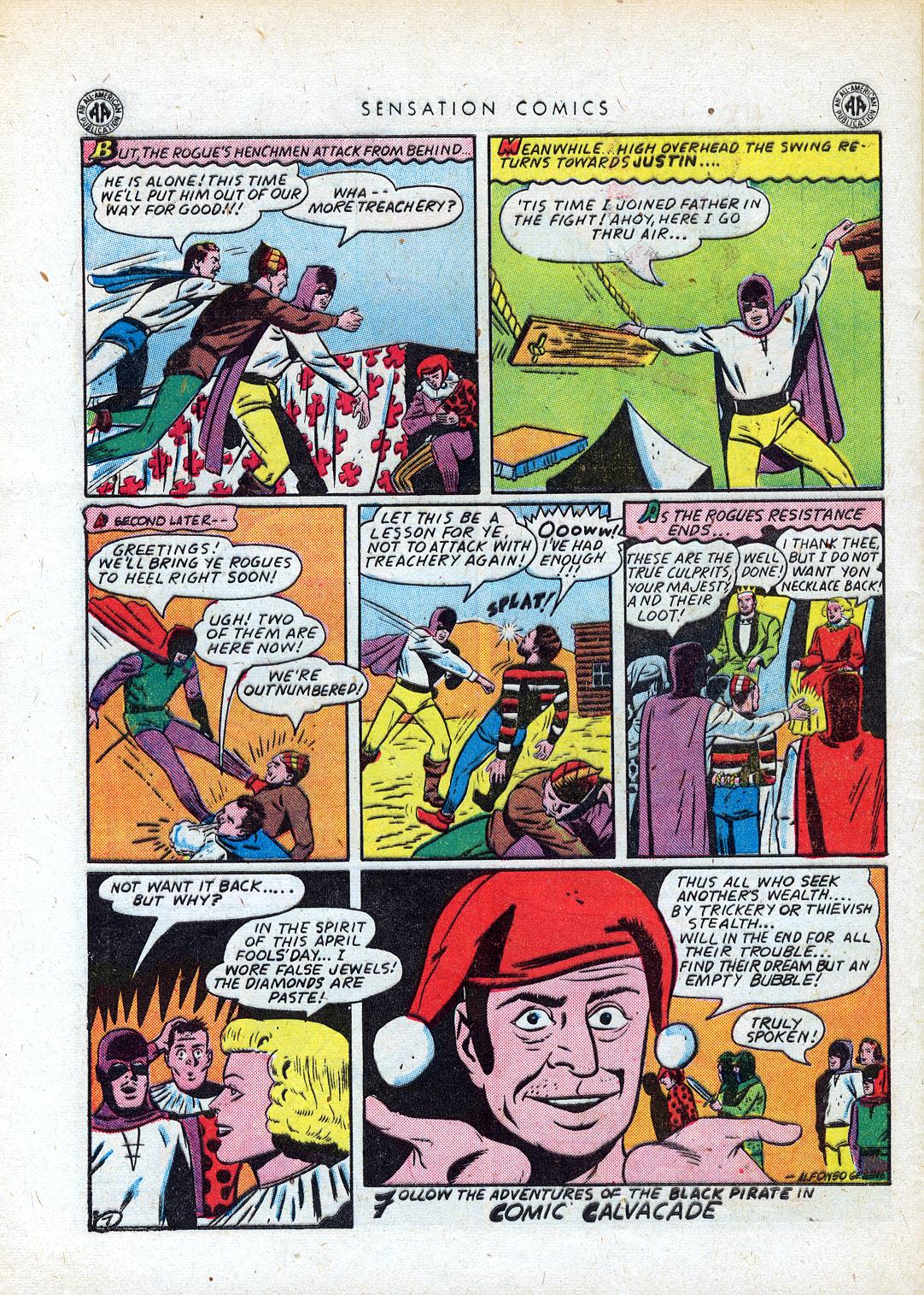 Read online Sensation (Mystery) Comics comic -  Issue #41 - 40