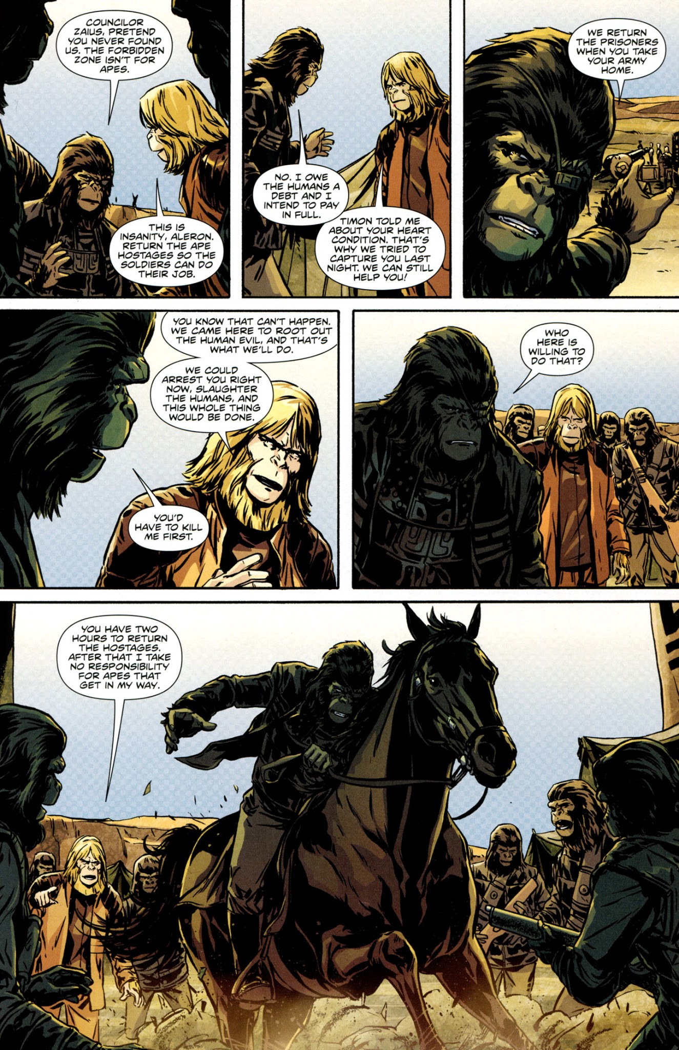 Read online Exile on the Planet of the Apes comic -  Issue #3 - 15