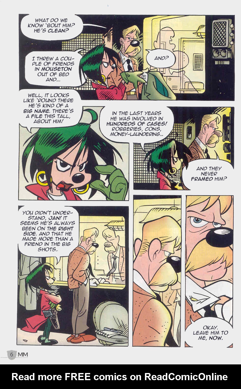 Read online Mickey Mouse Mystery Magazine comic -  Issue #0 - 6