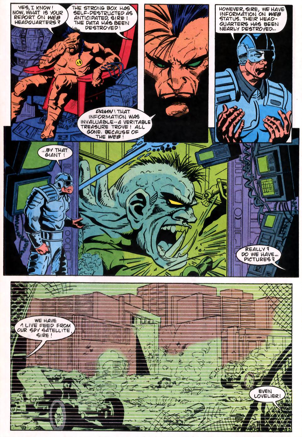 Read online The Web (1991) comic -  Issue #10 - 4