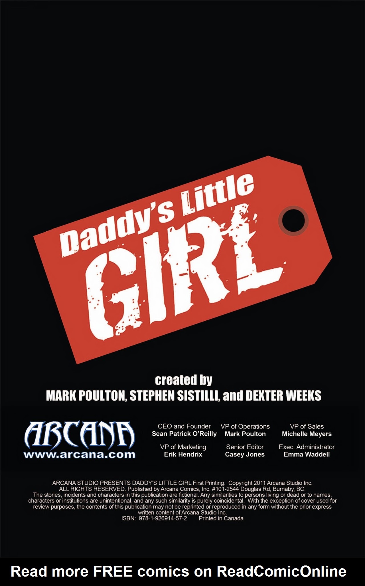 Read online Daddy's Little Girl comic -  Issue # TPB - 2